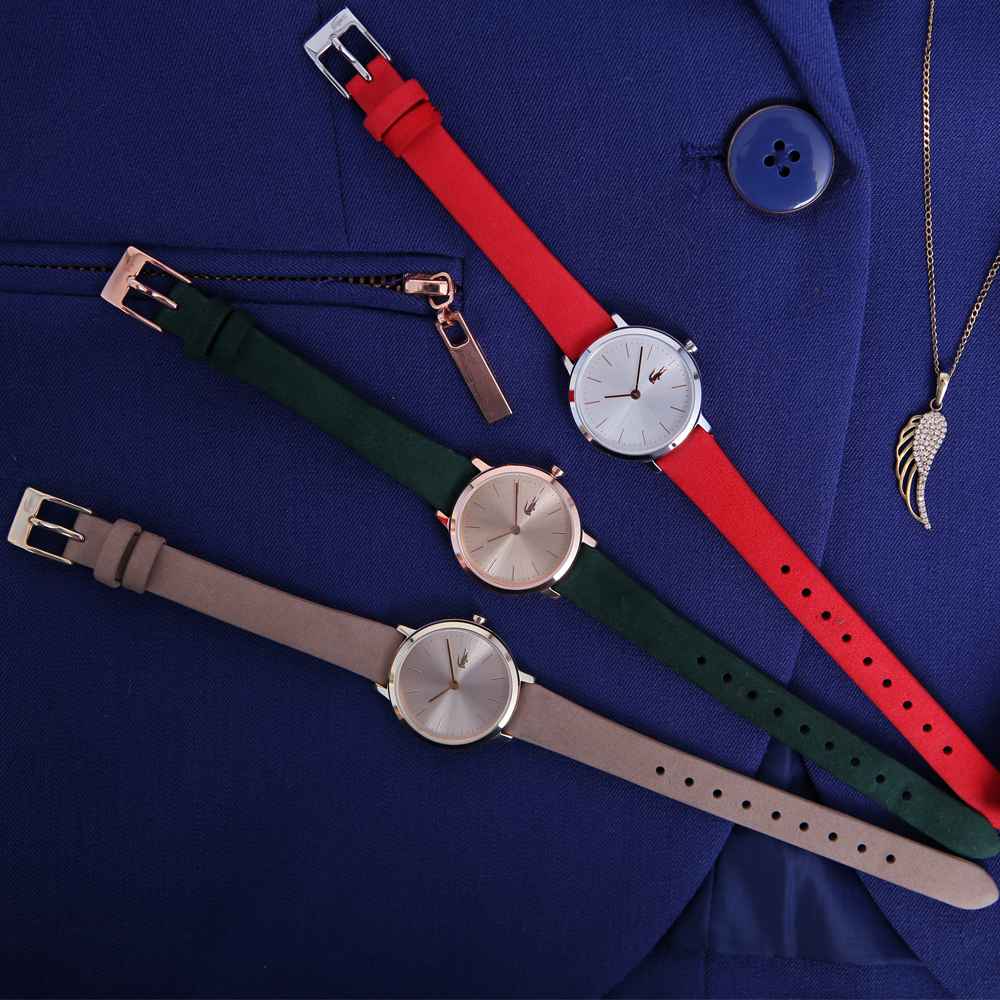 Lacoste 2001050 zegarek różowe złoto klasyczny Damskie pasek - miniatura 5