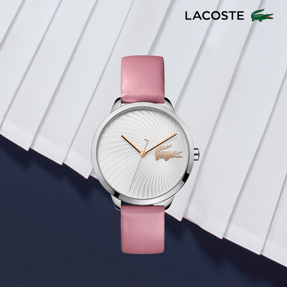 Lacoste 2001057 zegarek srebrny klasyczny Damskie pasek - miniatura 5