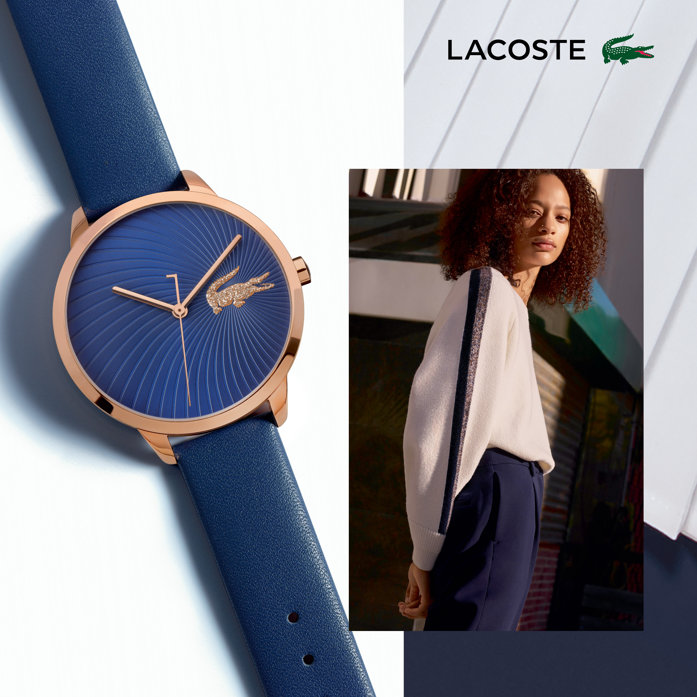 Lacoste 2001058 Lexi Damskie klasyczny zegarek różowe złoto - miniatura 7