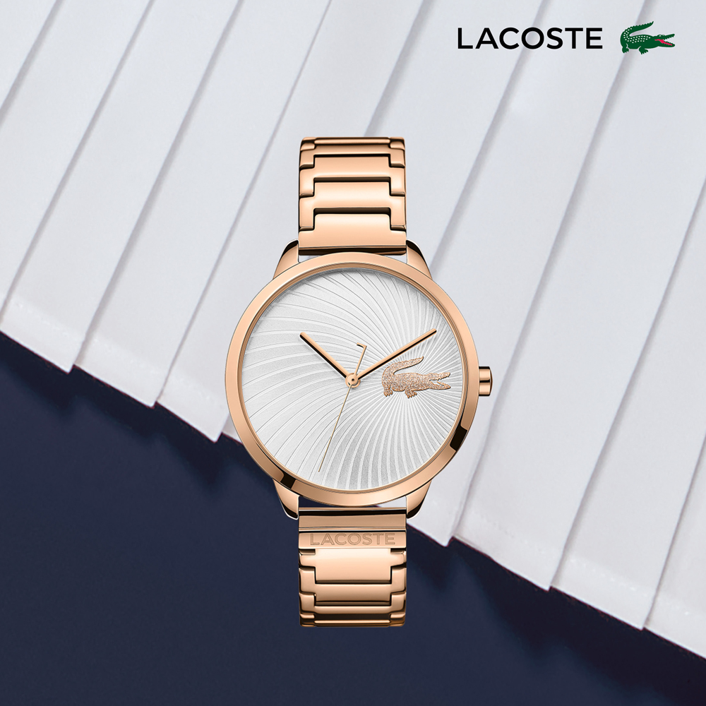 Lacoste 2001060 zegarek różowe złoto klasyczny Damskie bransoleta - miniatura 5