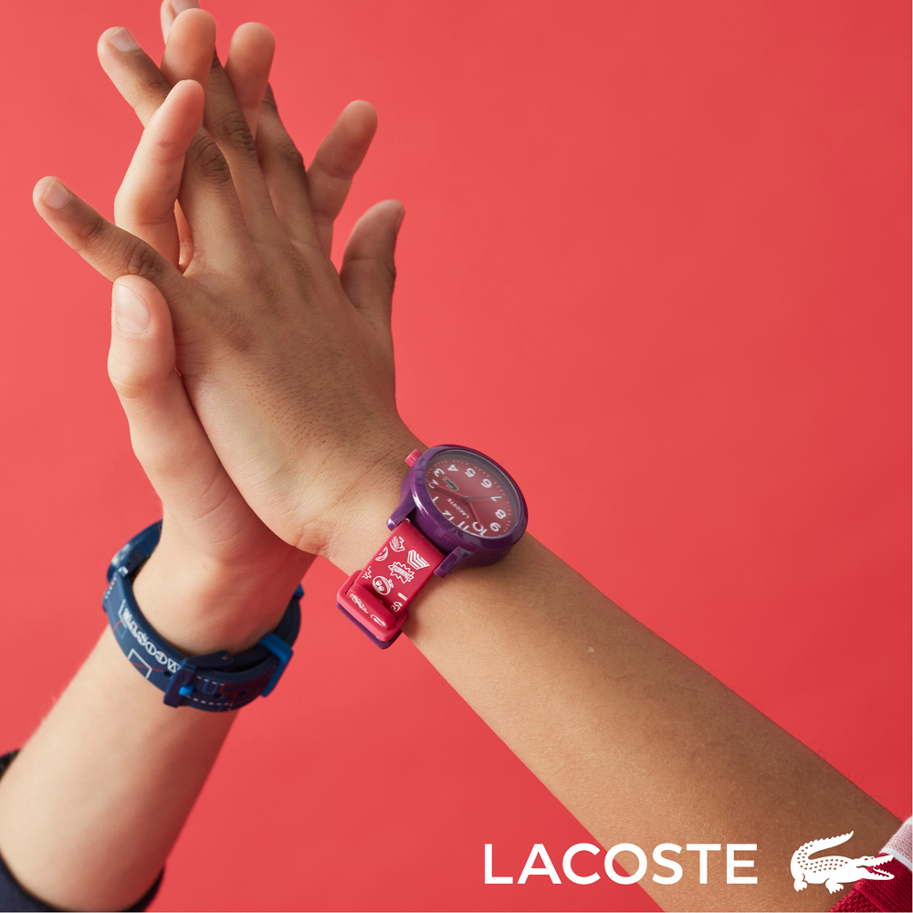 Lacoste 2030012 zegarek fioletowy fashion/modowy Damskie pasek - miniatura 5
