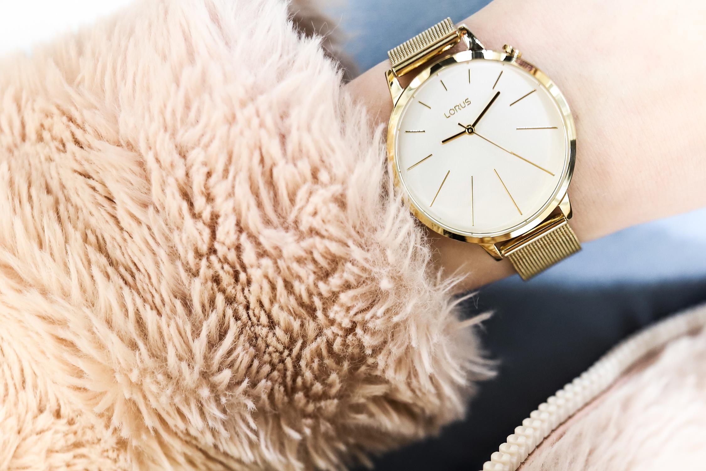 Lorus RG204KX9 zegarek złoty elegancki Fashion bransoleta - miniatura 5