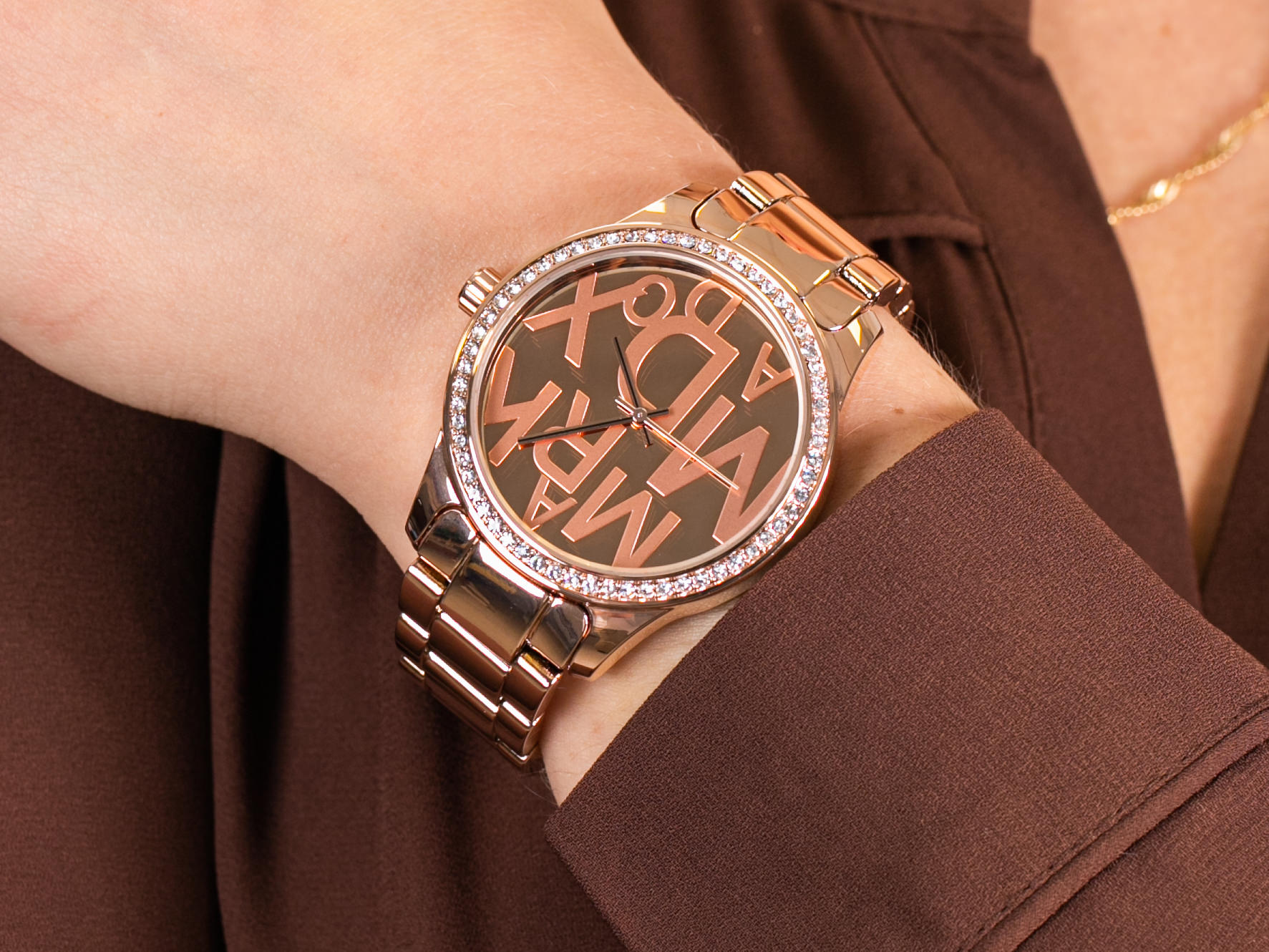 Mark Maddox MM0011-90 zegarek klasyczny Pink Gold - miniatura 4