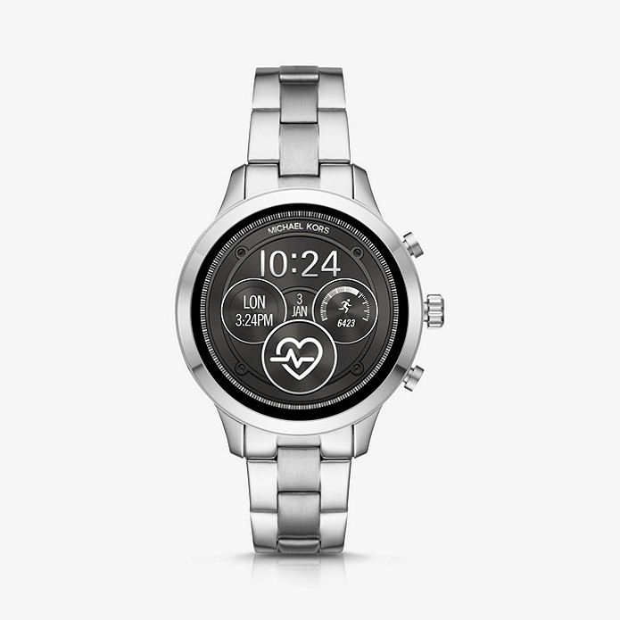 zegarek Michael Kors MKT5044 kwarcowy damski Access Smartwatch Runway Silver Tone Smartwatch - miniatura 6