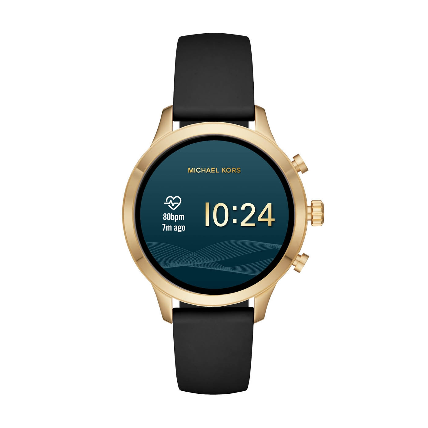 zegarek Michael Kors MKT5053 kwarcowy damski Access Smartwatch Runway Gold Tone and Silicone Smartwatch - miniatura 6