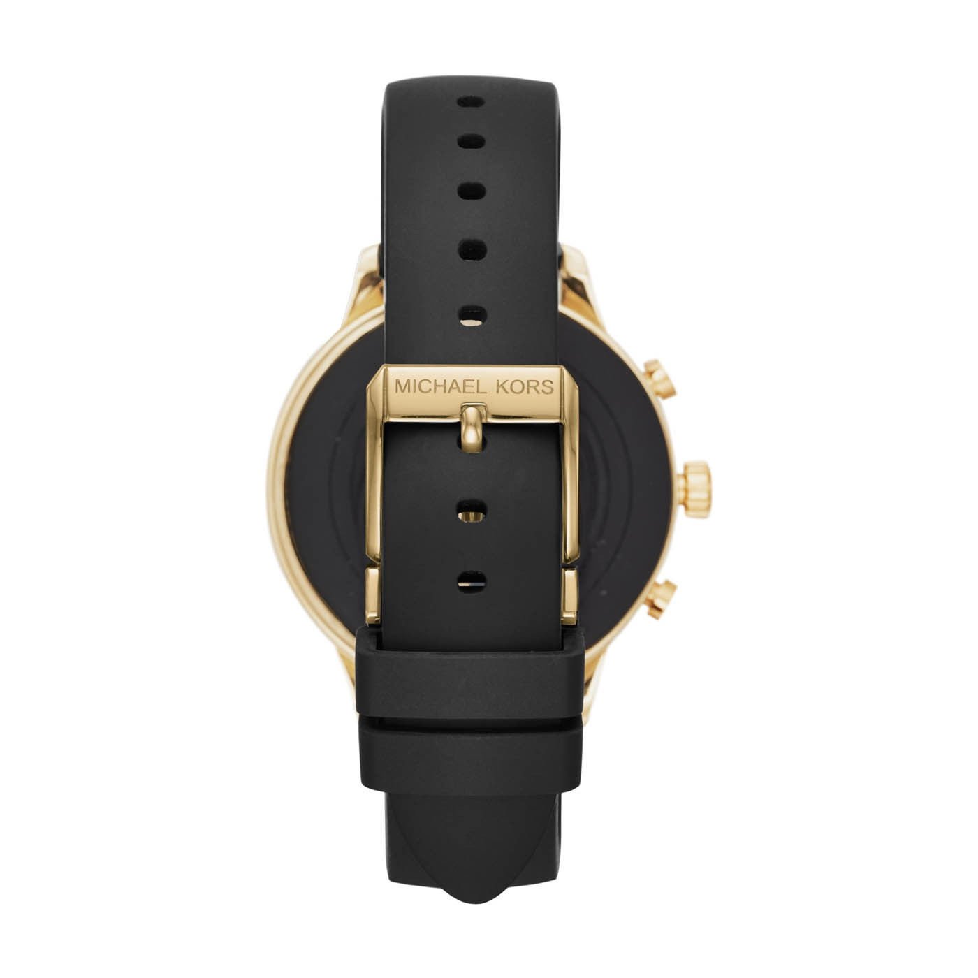 zegarek Michael Kors MKT5053 Runway Gold Tone and Silicone Smartwatch damski z gps Access Smartwatch - miniatura 3