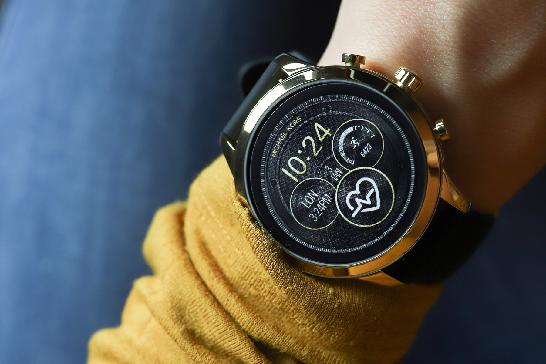 zegarek Michael Kors MKT5053 żółty Access Smartwatch - miniatura 7