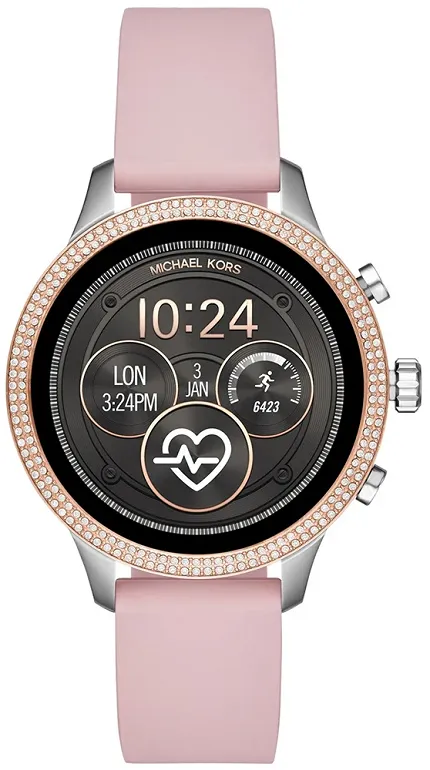 Michael Kors MKT5055 Access Smartwatch Runway Pave Rose Gold and Silicone Smartwatch - zdjęcie 1