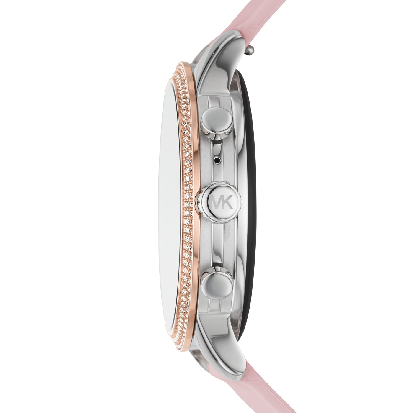 zegarek Michael Kors MKT5055 kwarcowy damski Access Smartwatch Runway Pave Rose Gold and Silicone Smartwatch - miniatura 6