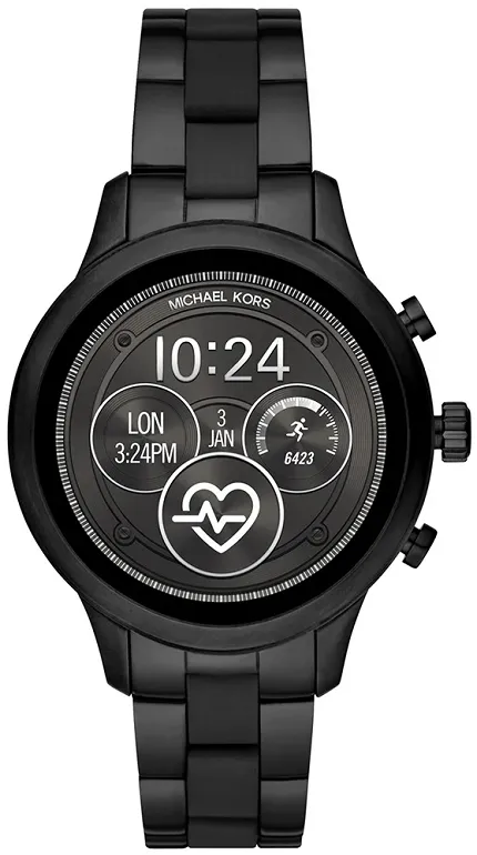 Michael Kors MKT5058 Access Smartwatch Runway Black Tone and Silicone Smartwatch - zdjęcie 1