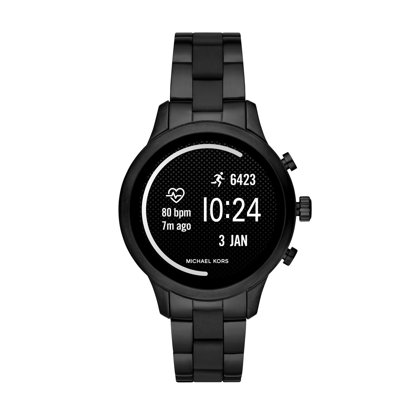 zegarek Michael Kors MKT5058 kwarcowy damski Access Smartwatch Runway Black Tone and Silicone Smartwatch - miniatura 6