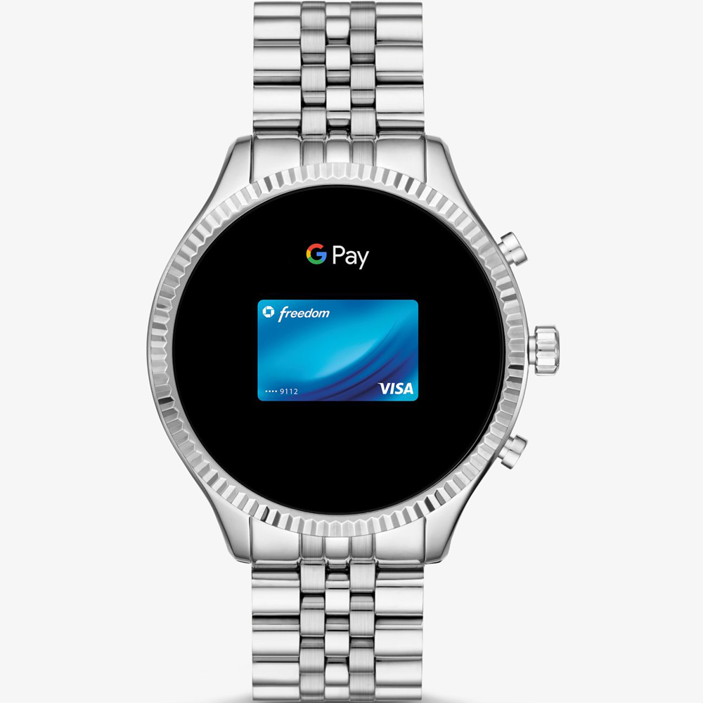 zegarek Michael Kors MKT5077 kwarcowy damski Access Smartwatch Lexington 2 Silver-Tone Smartwatch - miniatura 6