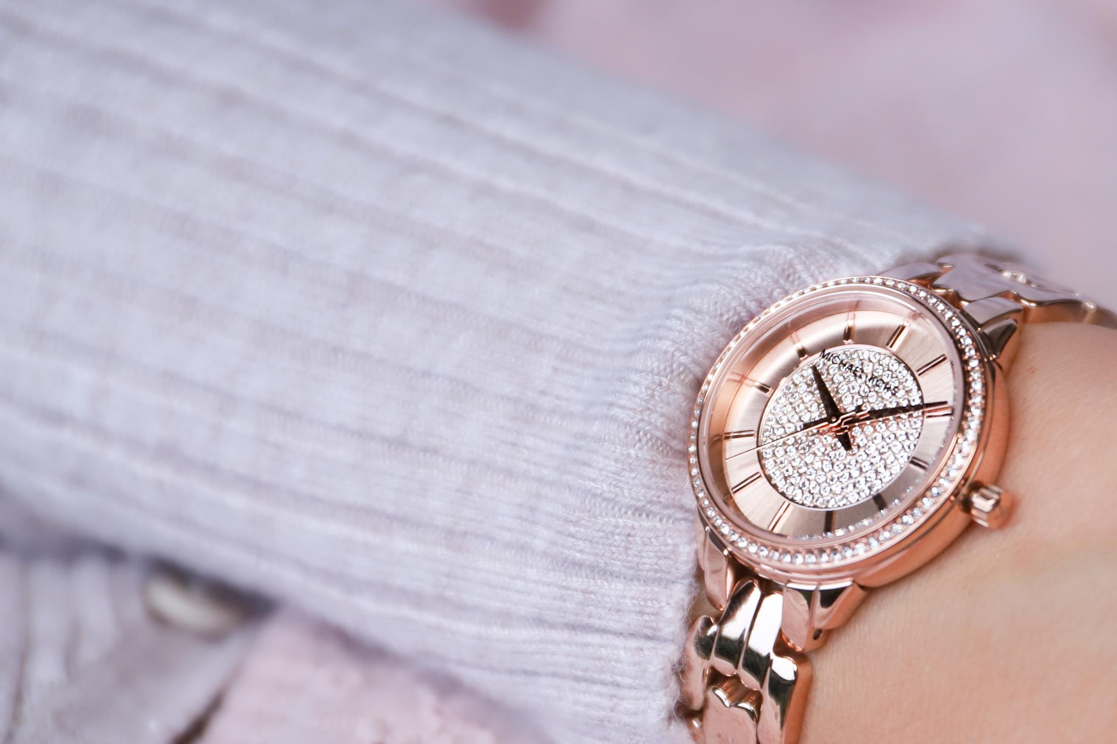 zegarek Michael Kors MK4413 różowe złoto Allie - miniatura 7