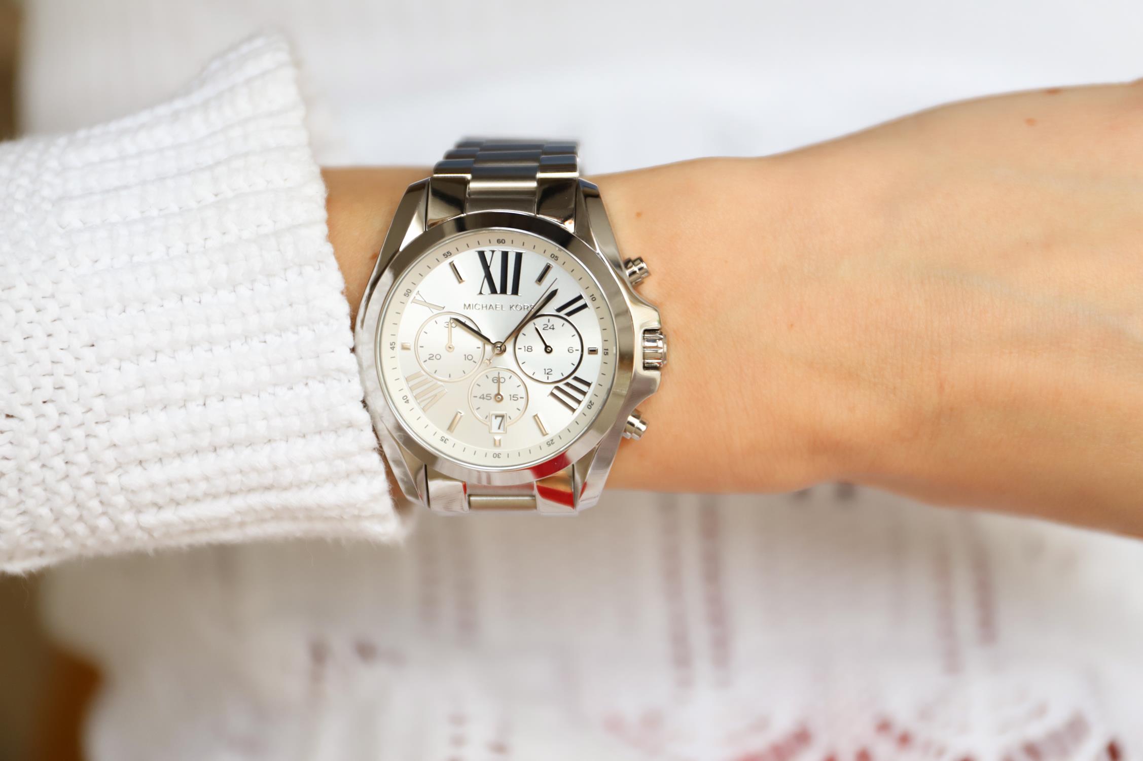 zegarek Michael Kors MK5535 BRADSHAW damski z chronograf Bradshaw - miniatura 3