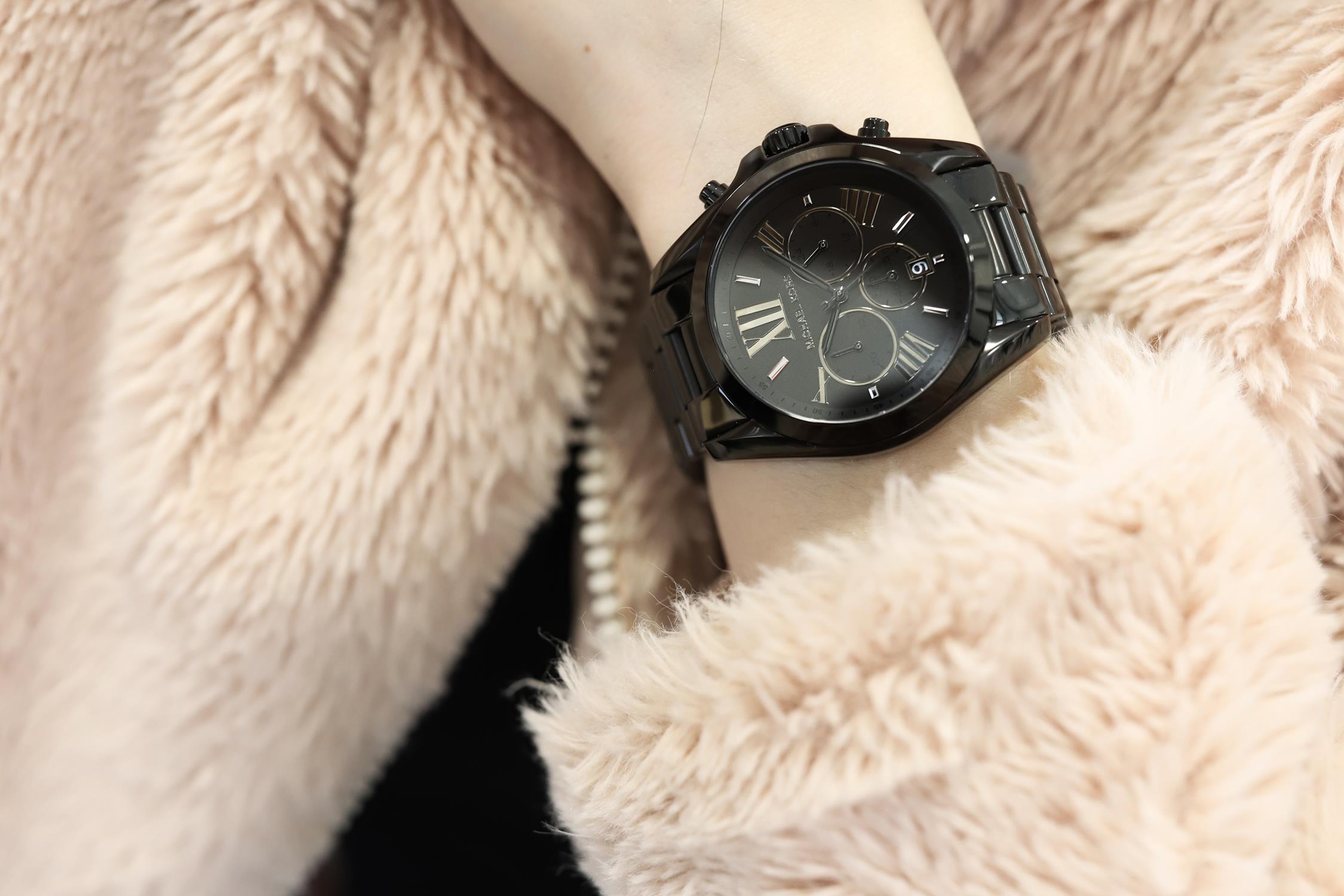 zegarek Michael Kors MK5550 czarny Bradshaw - miniatura 7
