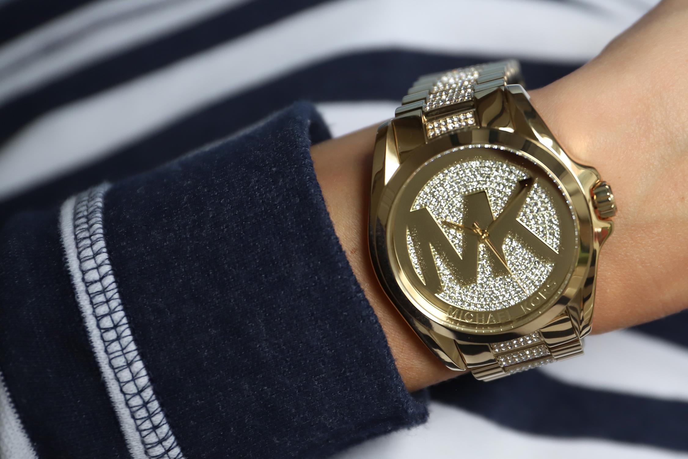 Michael Kors MK6487 damski zegarek Bradshaw bransoleta - miniatura 3