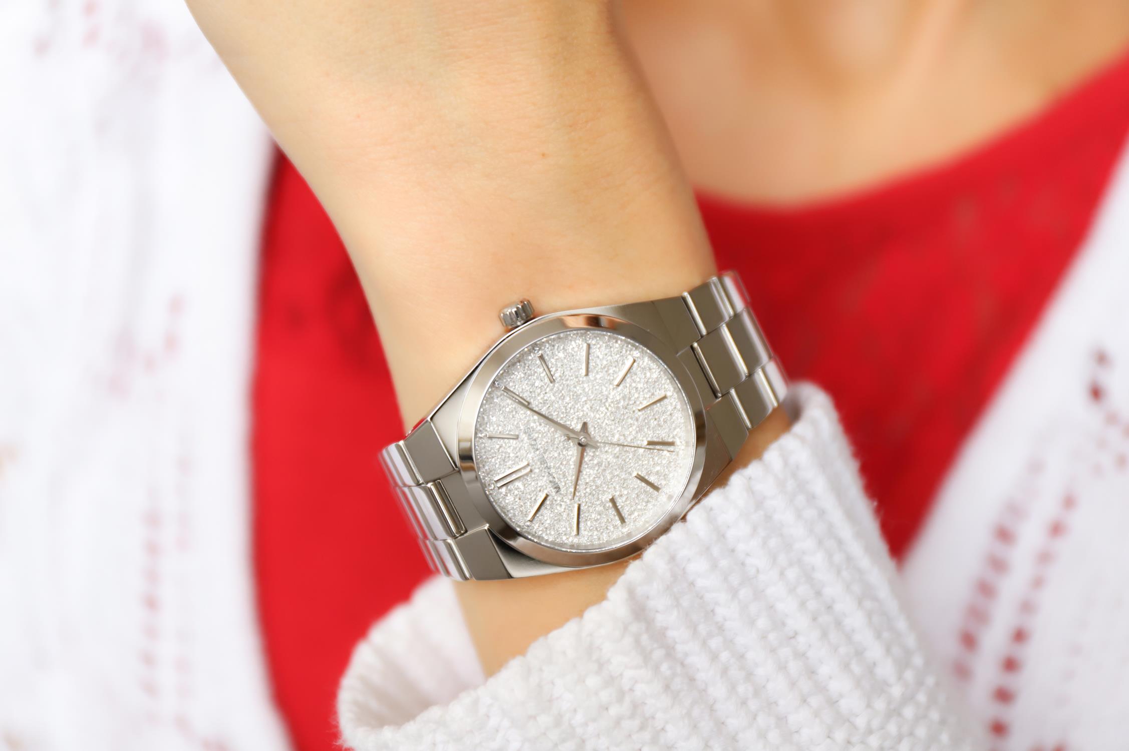 Michael Kors MK6626 zegarek srebrny klasyczny Channing bransoleta - miniatura 5