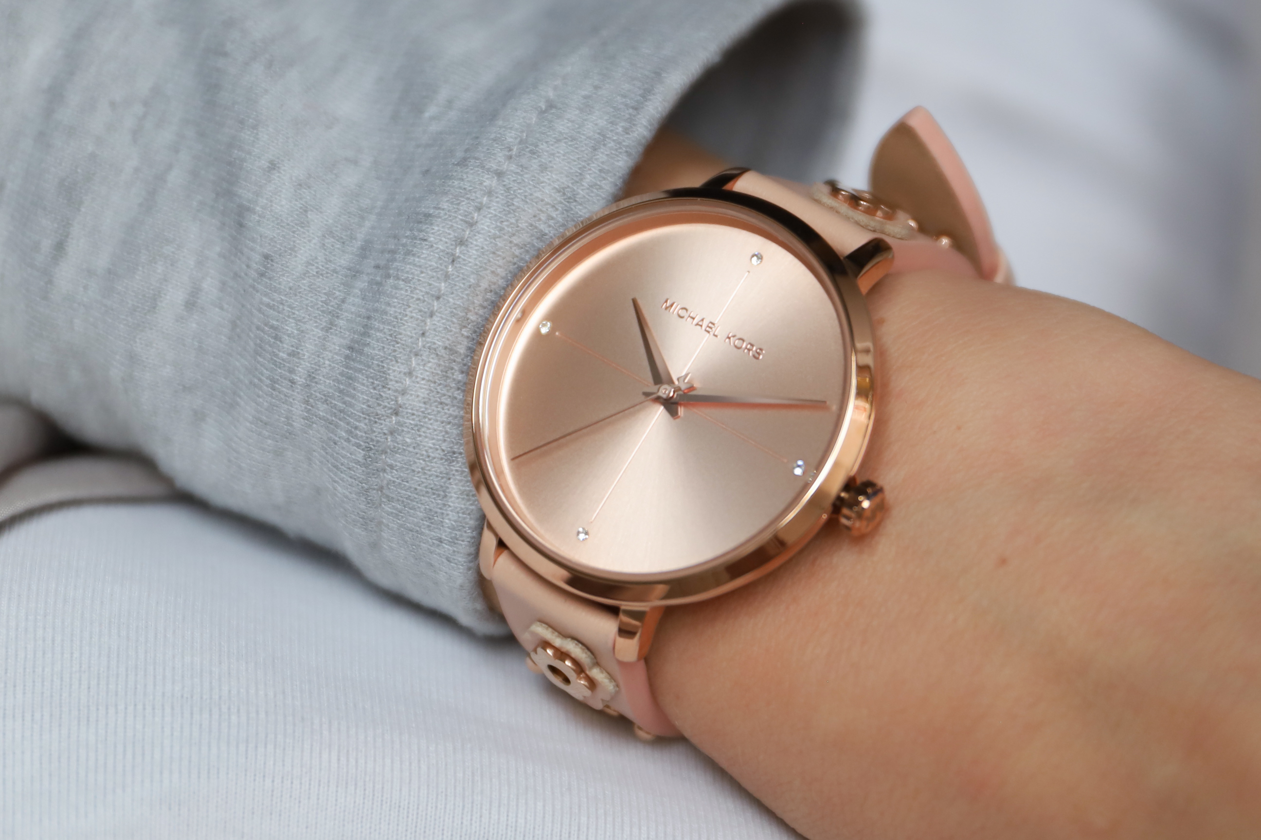 zegarek Michael Kors MK2823 różowe złoto Charley - miniatura 7