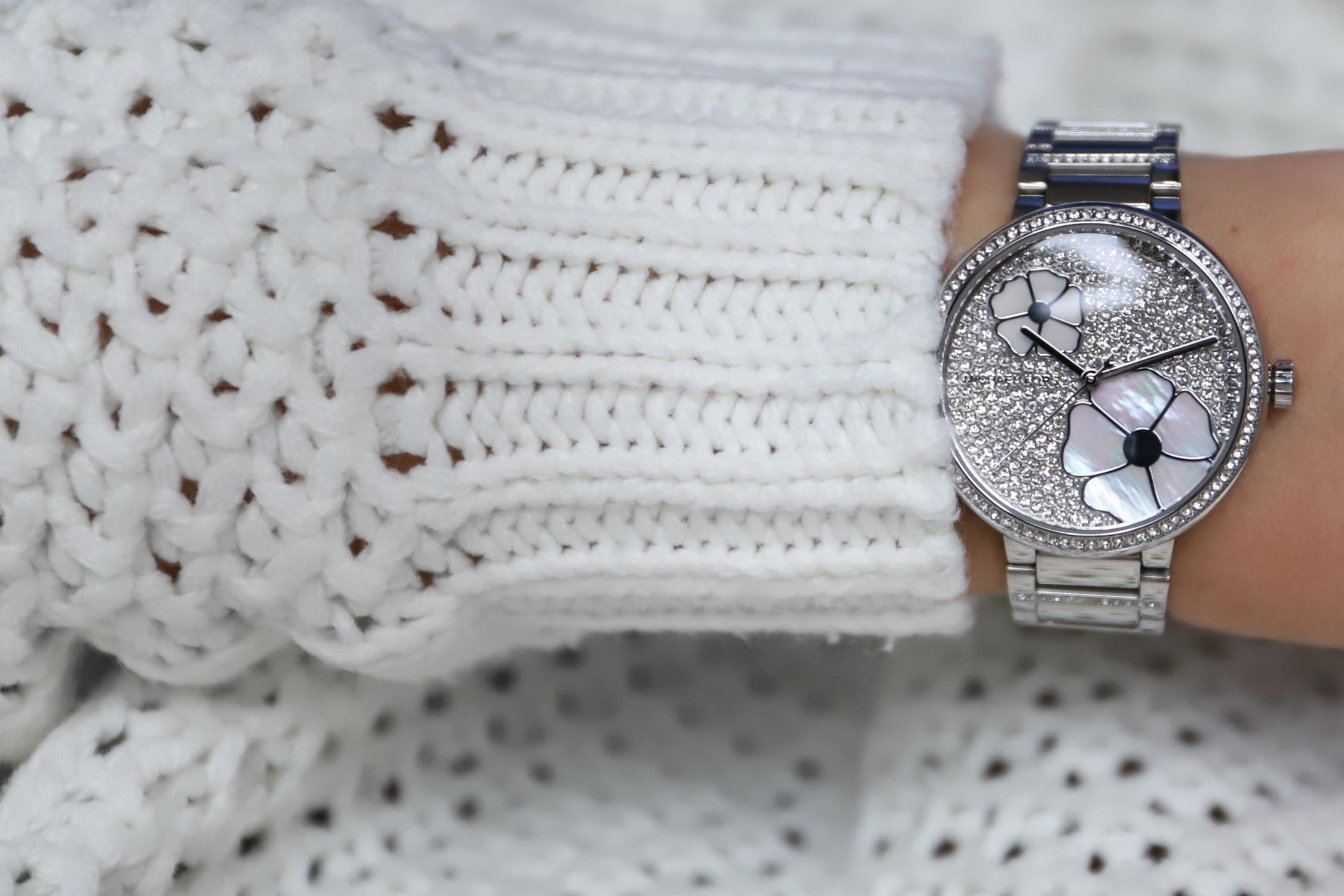 zegarek Michael Kors MK3835 srebrny Courtney - miniatura 7