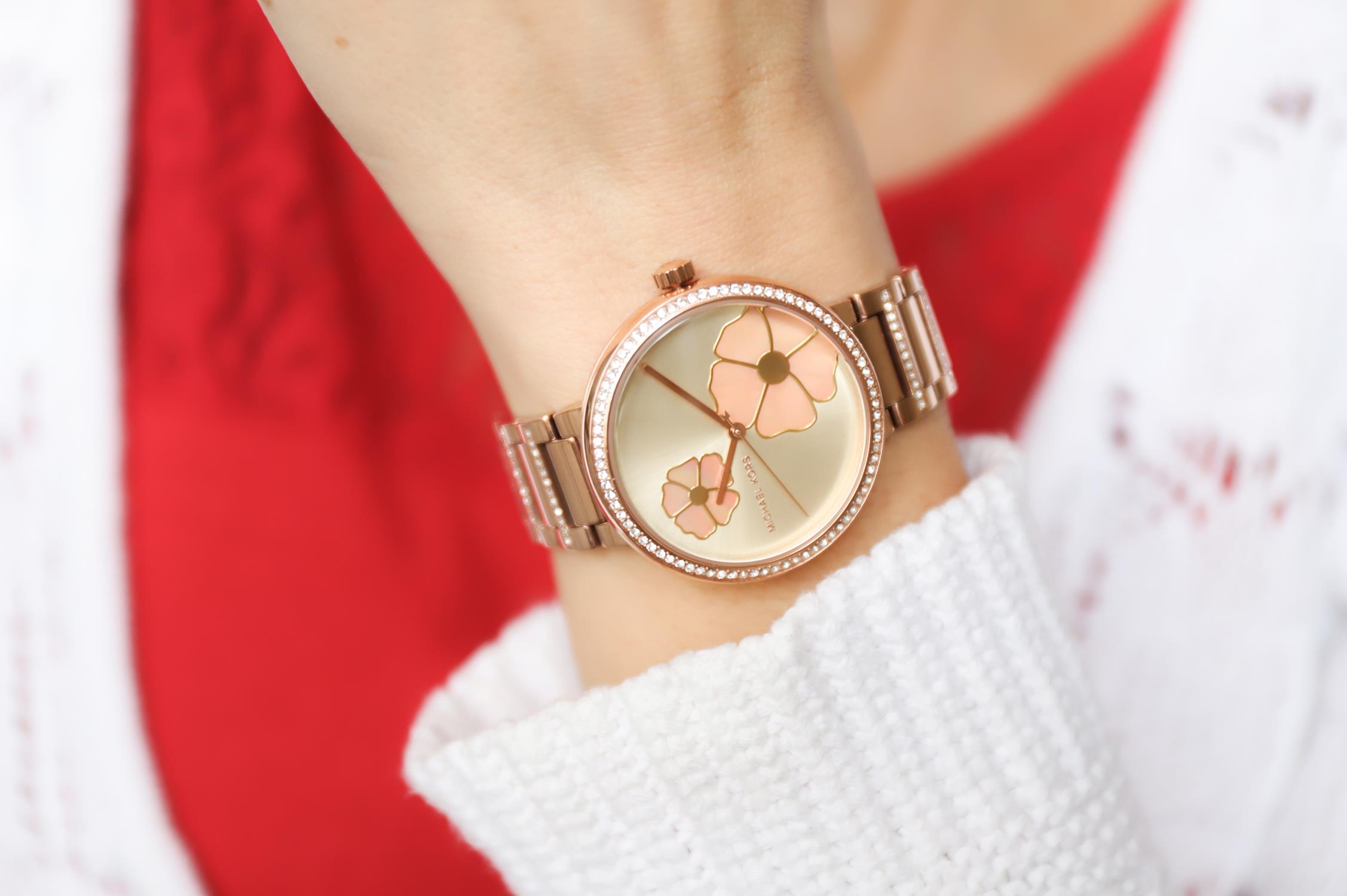 zegarek Michael Kors MK3836 różowe złoto Courtney - miniatura 7