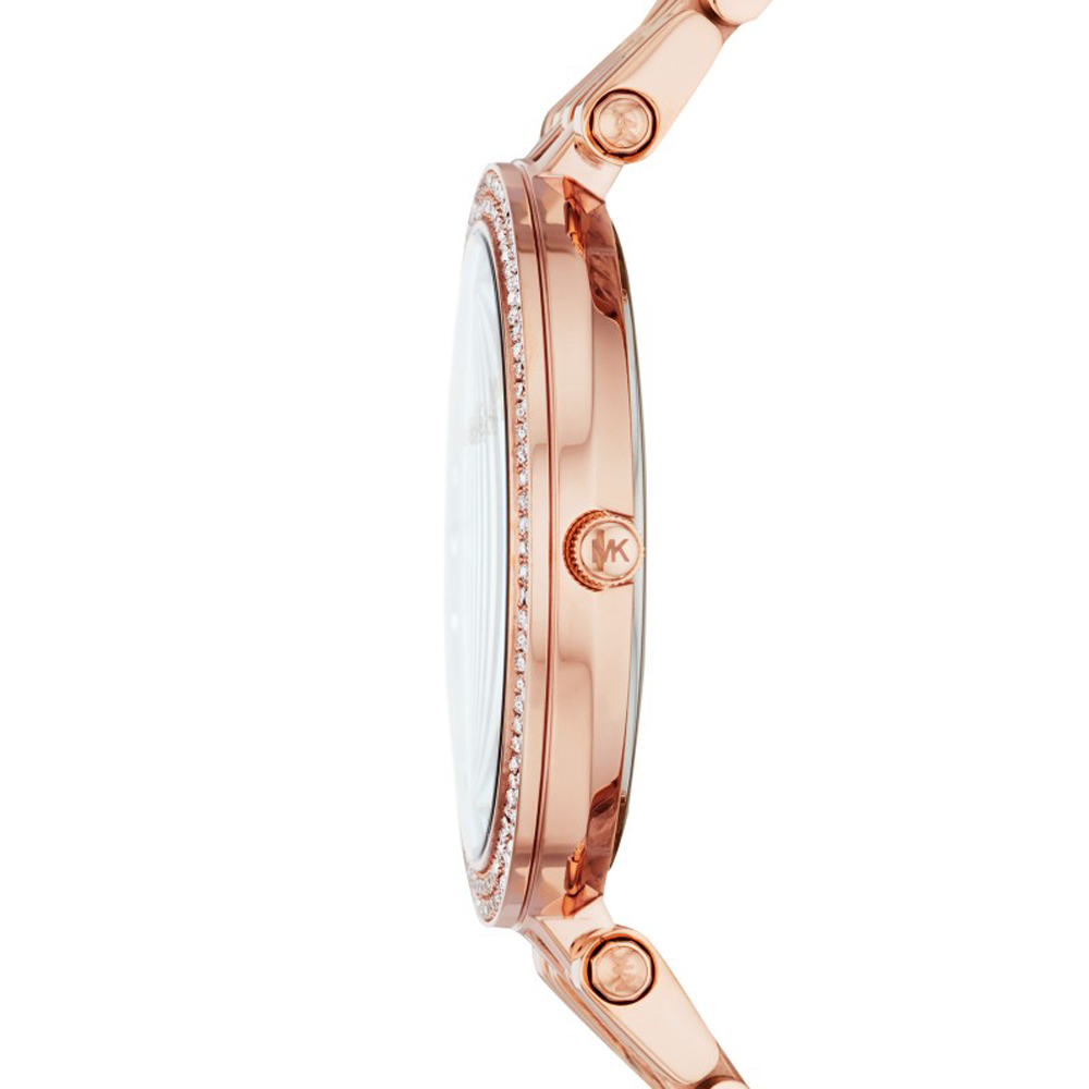 Michael Kors MK4408 zegarek różowe złoto klasyczny Darci bransoleta - miniatura 5