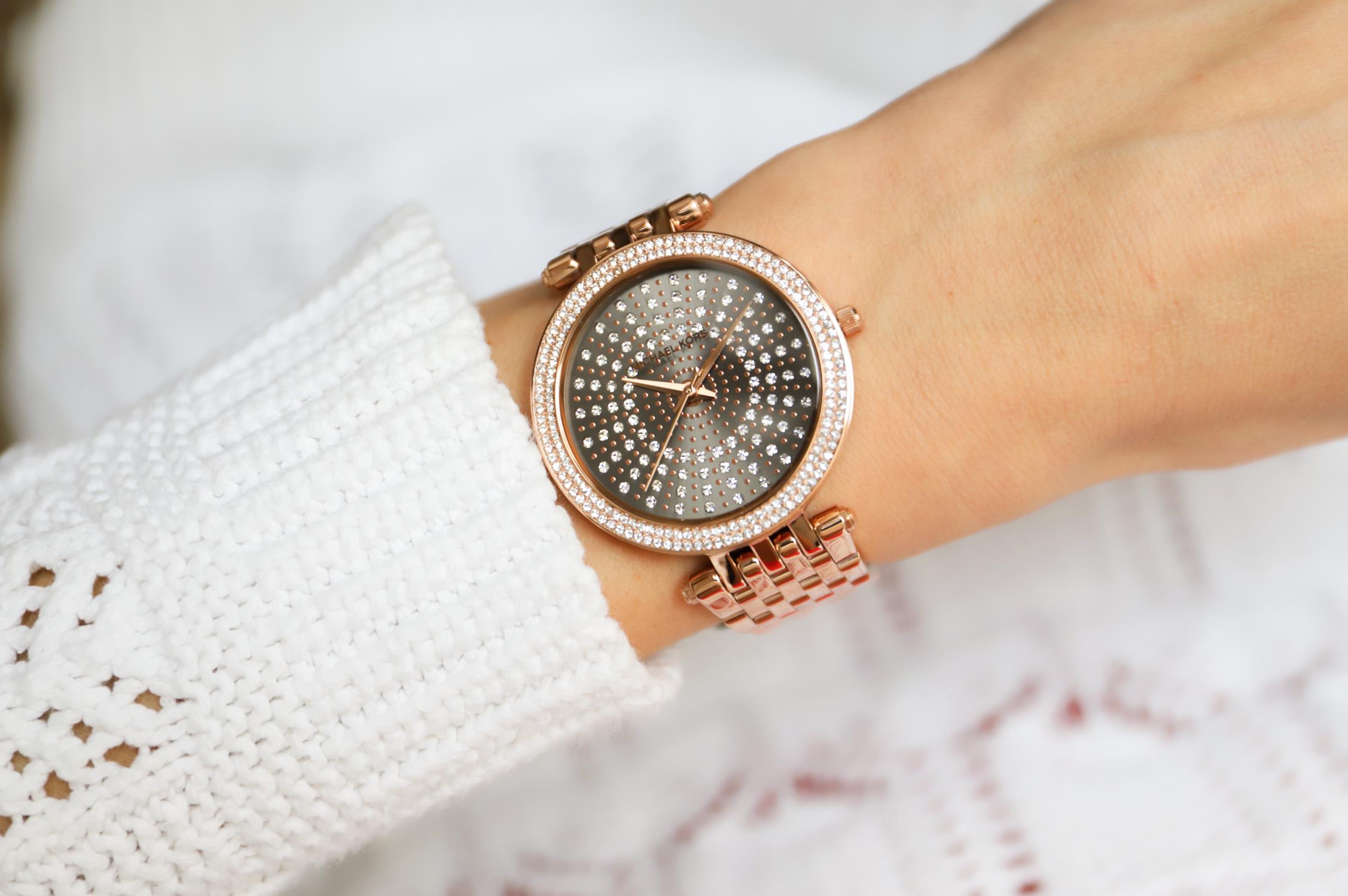 zegarek Michael Kors MK4408 różowe złoto Darci - miniatura 7