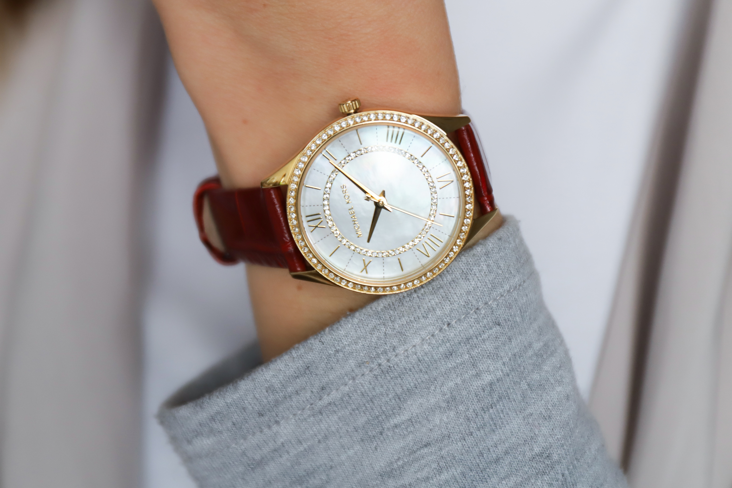 zegarek Michael Kors MK2756 złoty Lauryn - miniatura 7