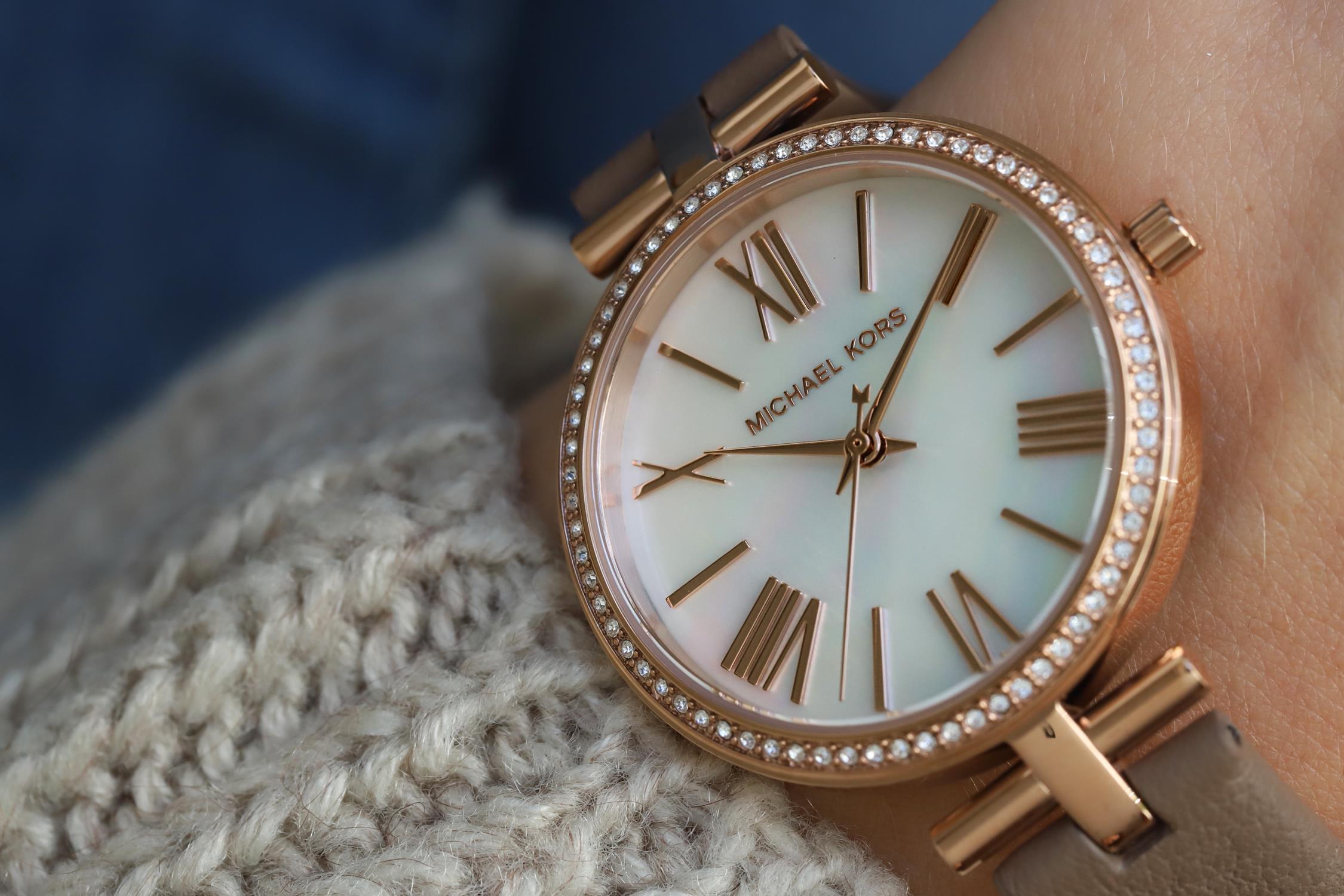 zegarek Michael Kors MK2832 różowe złoto Maci - miniatura 7