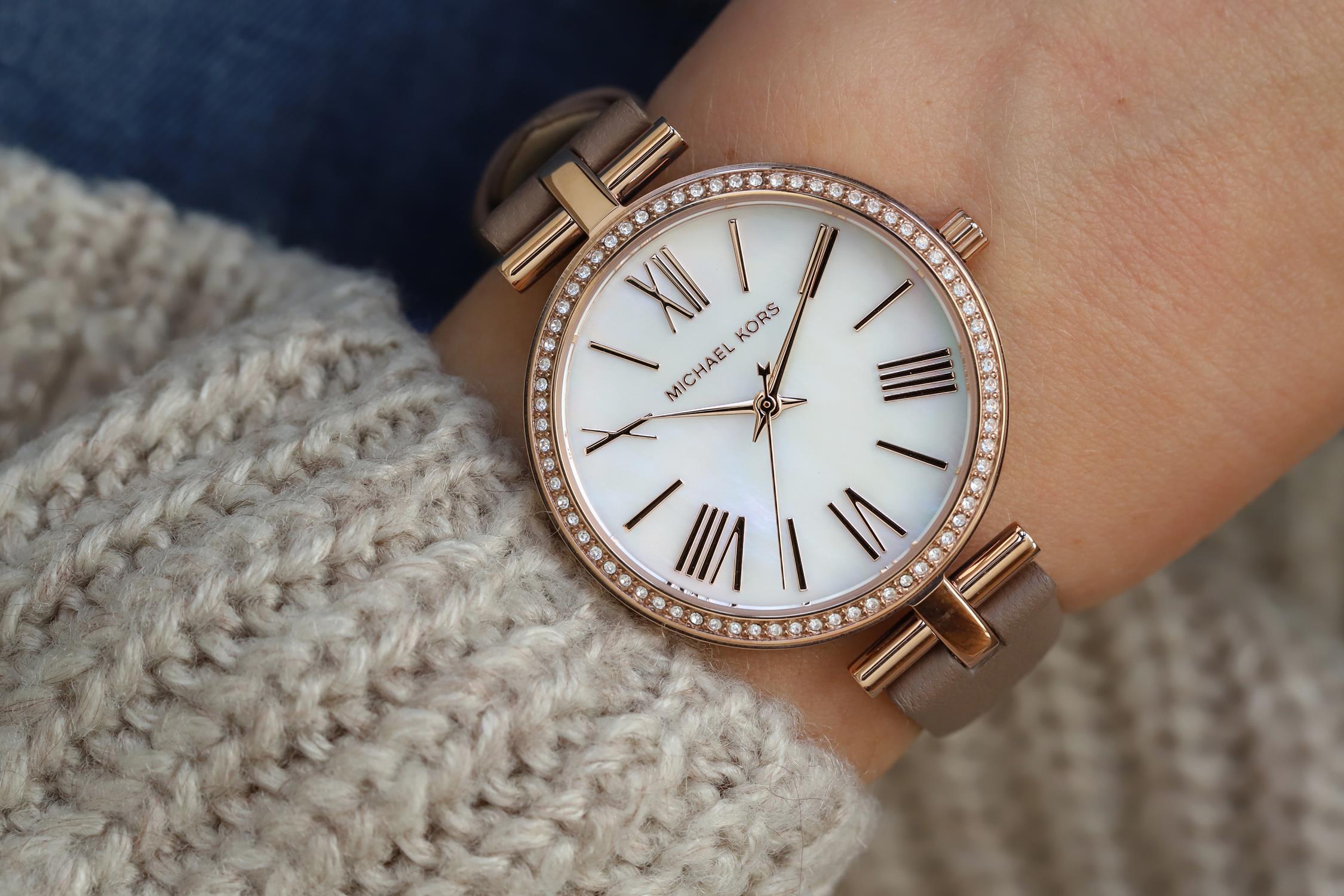 Michael Kors MK2832 MACI Maci klasyczny zegarek różowe złoto - miniatura 9