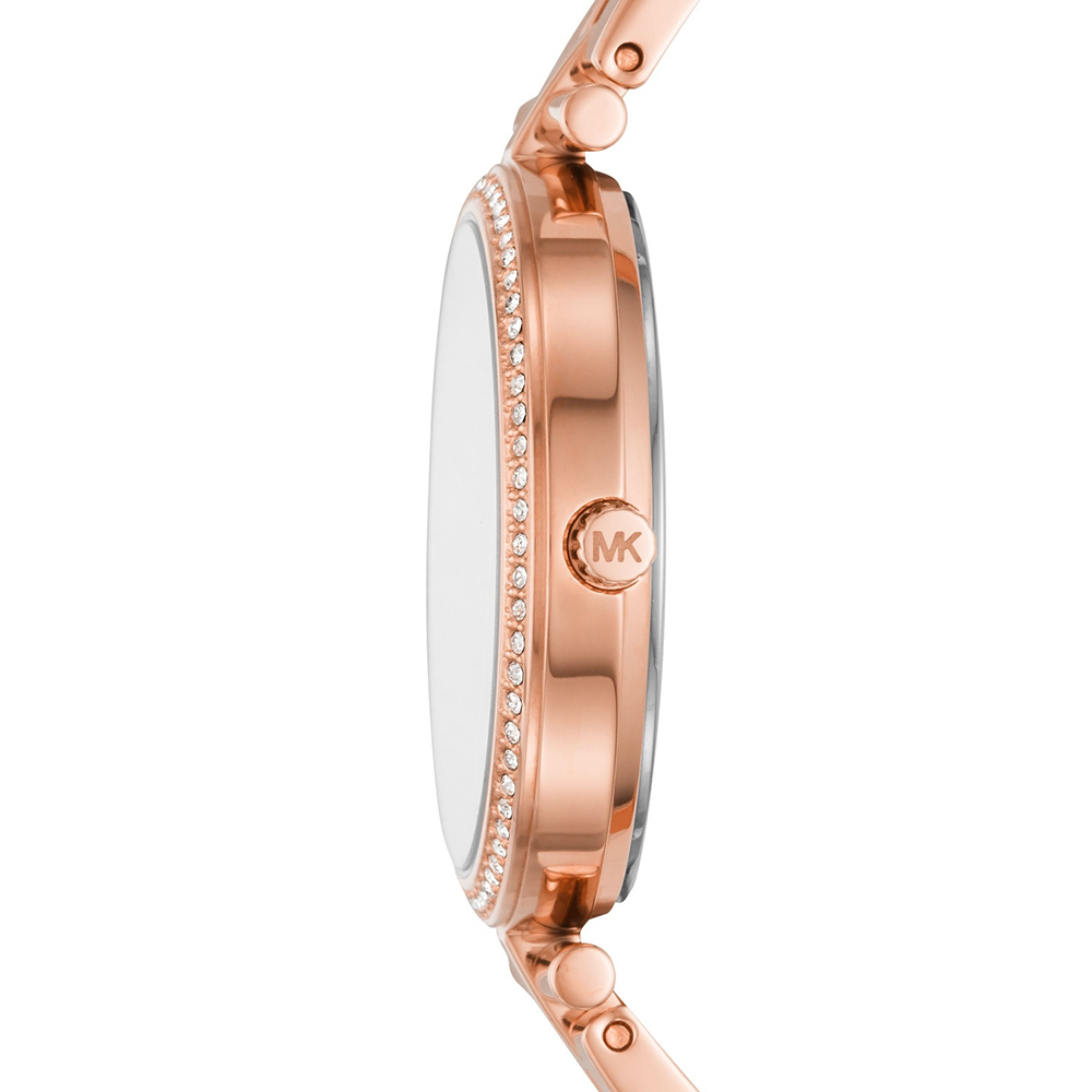Michael Kors MK3904 zegarek różowe złoto klasyczny Maci bransoleta - miniatura 5