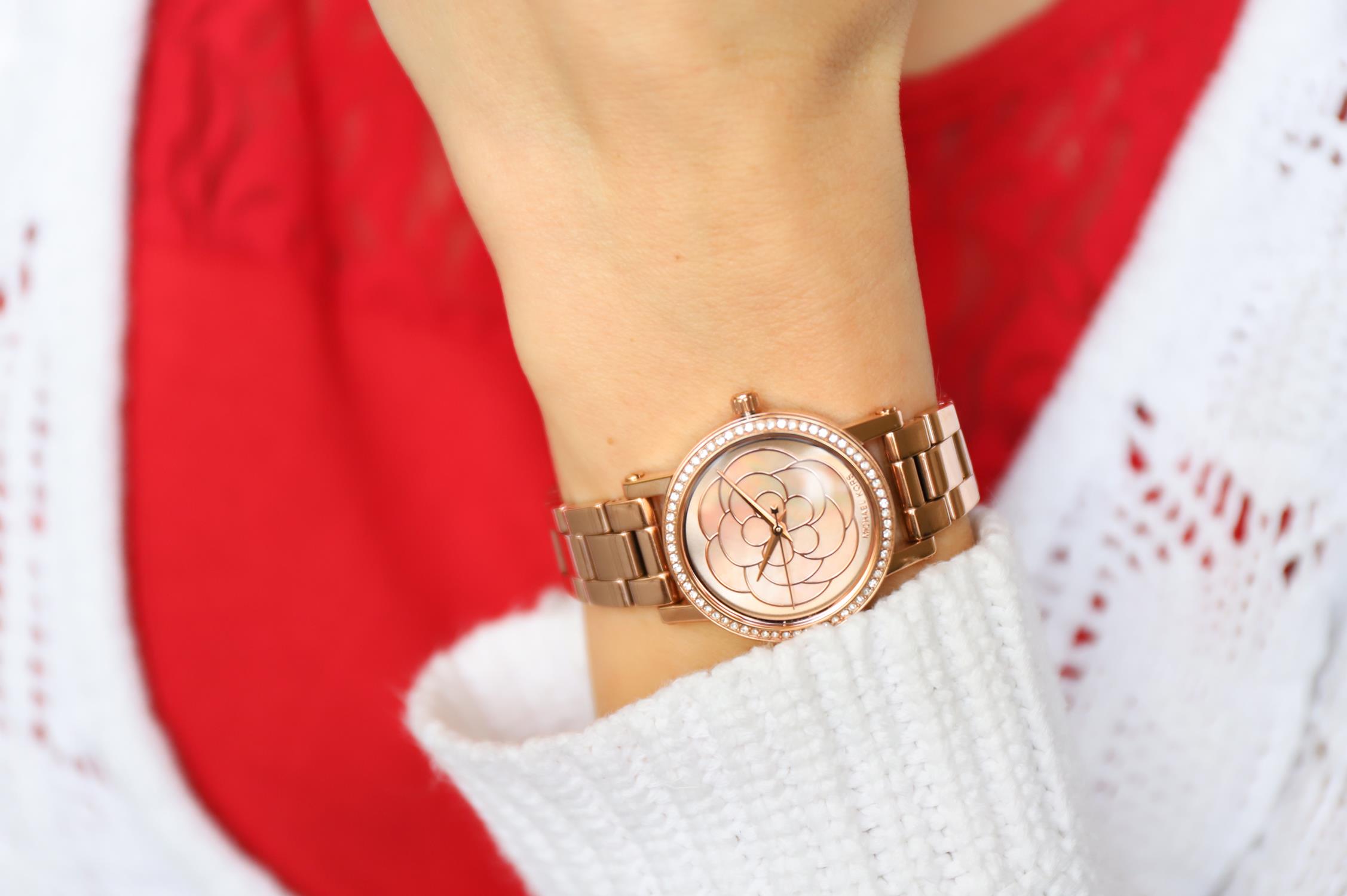 Michael Kors MK3892 zegarek różowe złoto fashion/modowy Norie bransoleta - miniatura 6