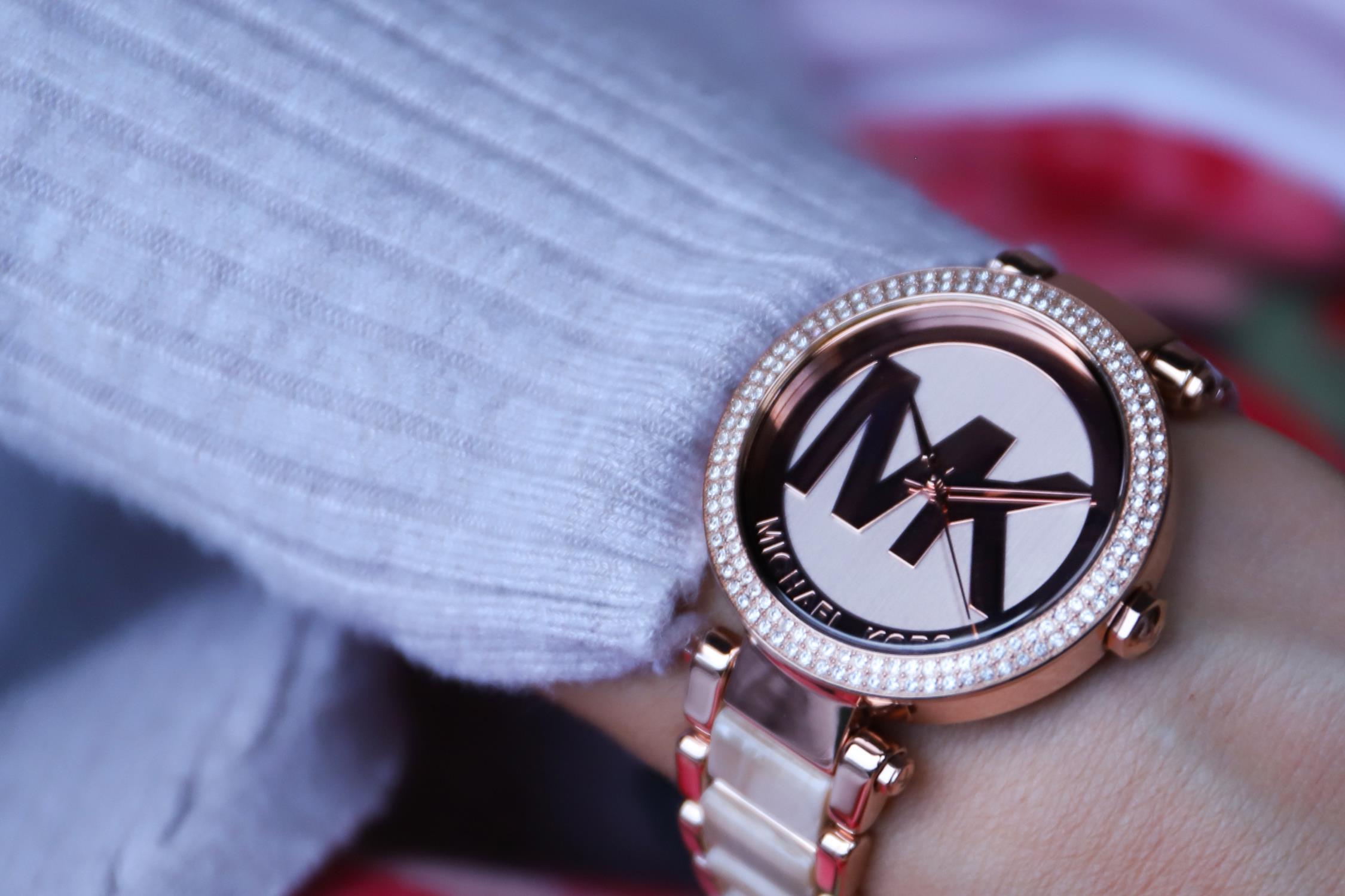 zegarek Michael Kors MK6530 różowe złoto Parker - miniatura 7
