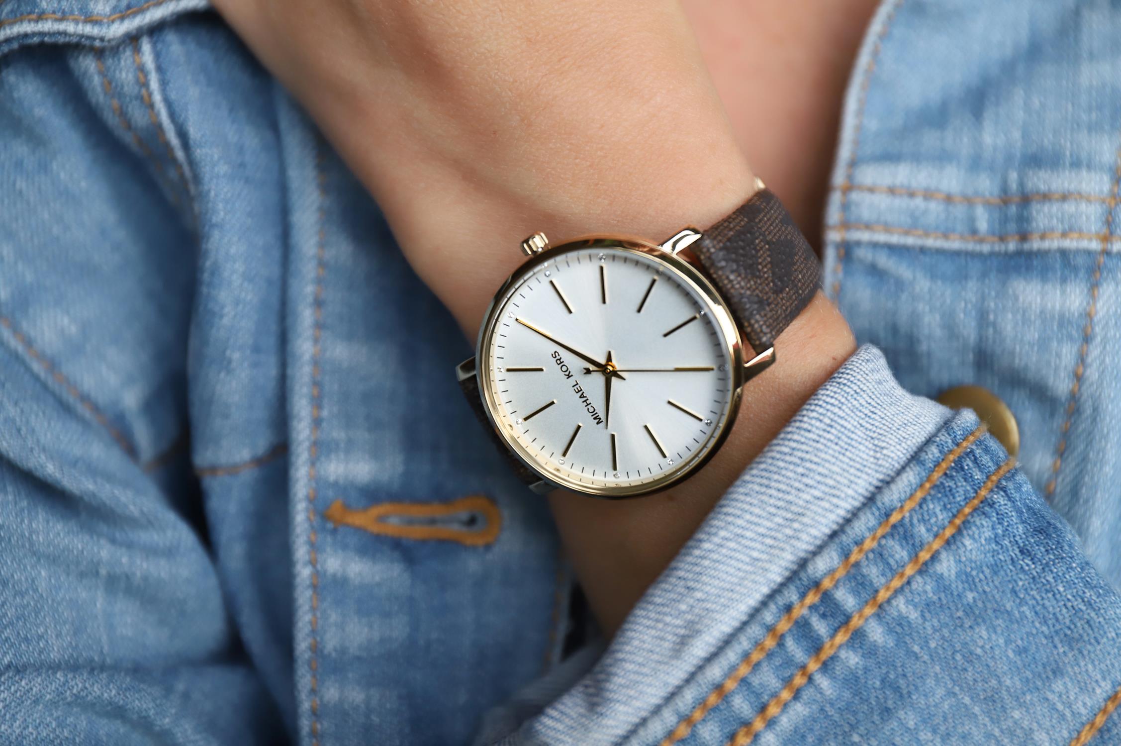 Michael Kors MK2857 PYPER Pyper klasyczny zegarek złoty
