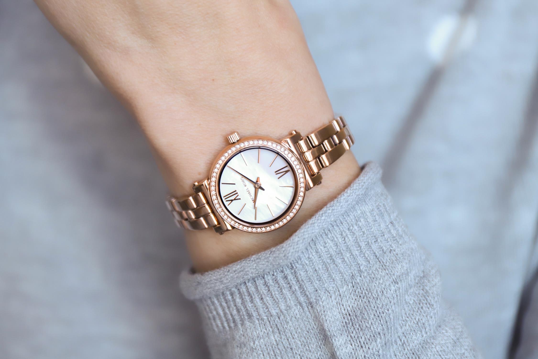 zegarek Michael Kors MK3834 różowe złoto Sofie - miniatura 8