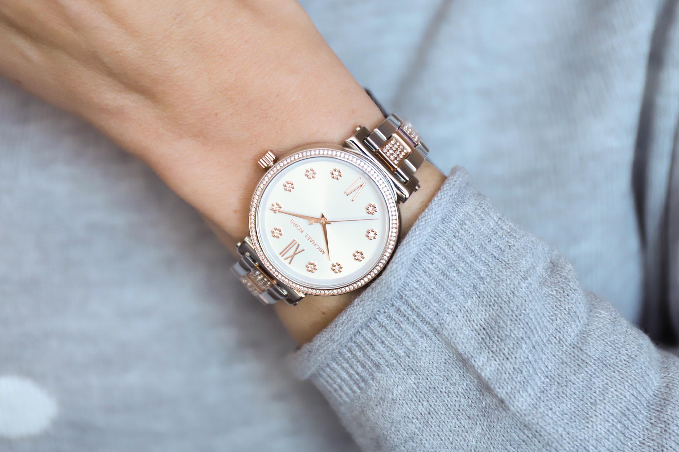zegarek Michael Kors MK3880 srebrny Sofie - miniatura 7