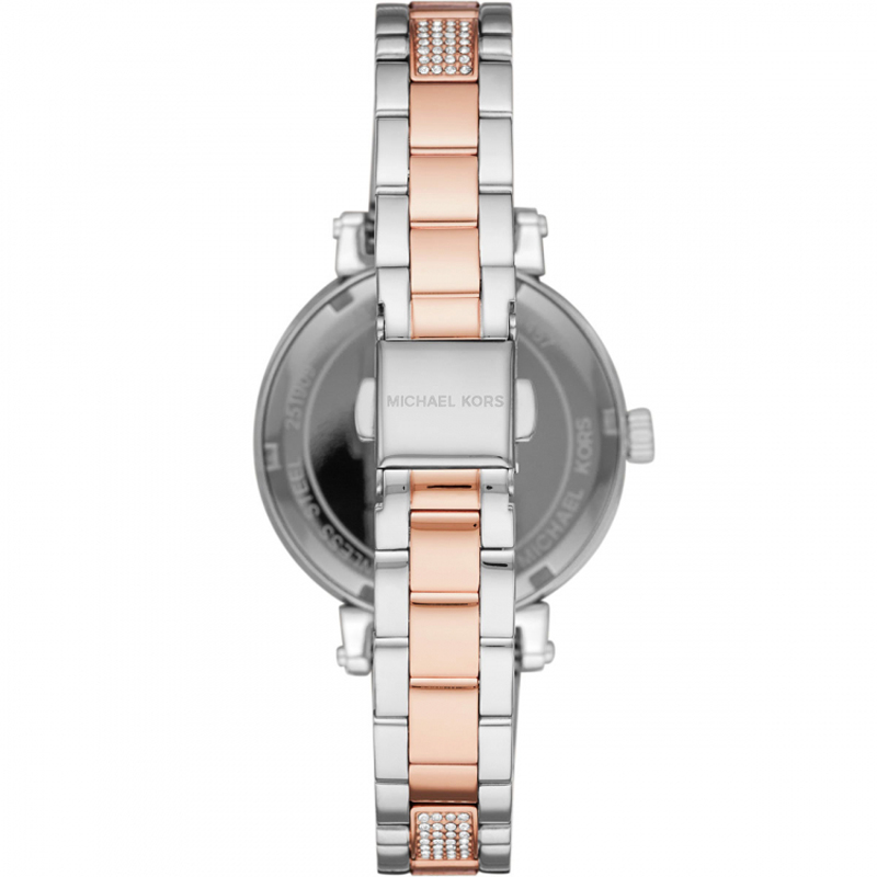 Michael Kors MK4458 zegarek srebrny klasyczny Sofie bransoleta - miniatura 5