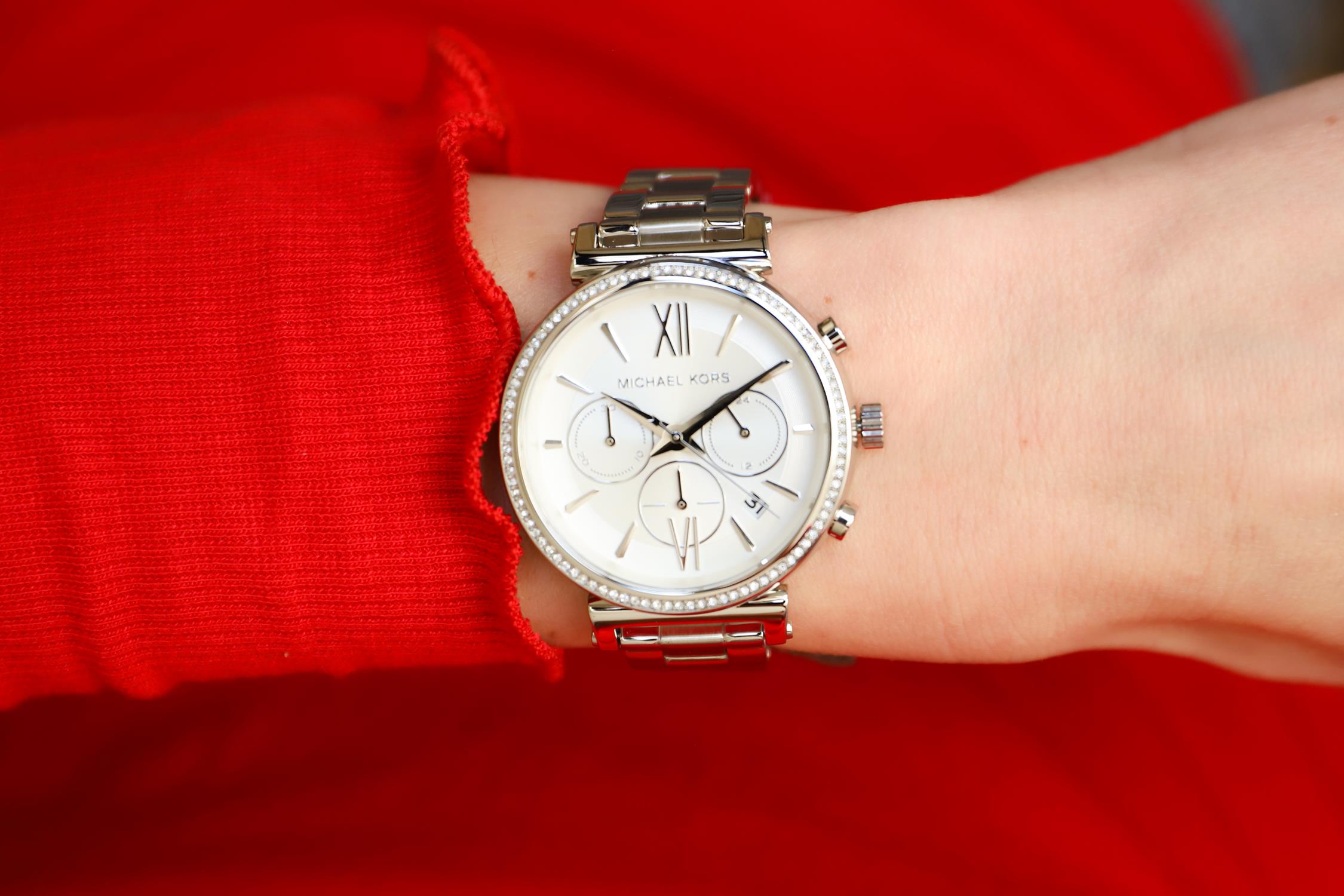 zegarek Michael Kors MK6575 srebrny Sofie - miniatura 7
