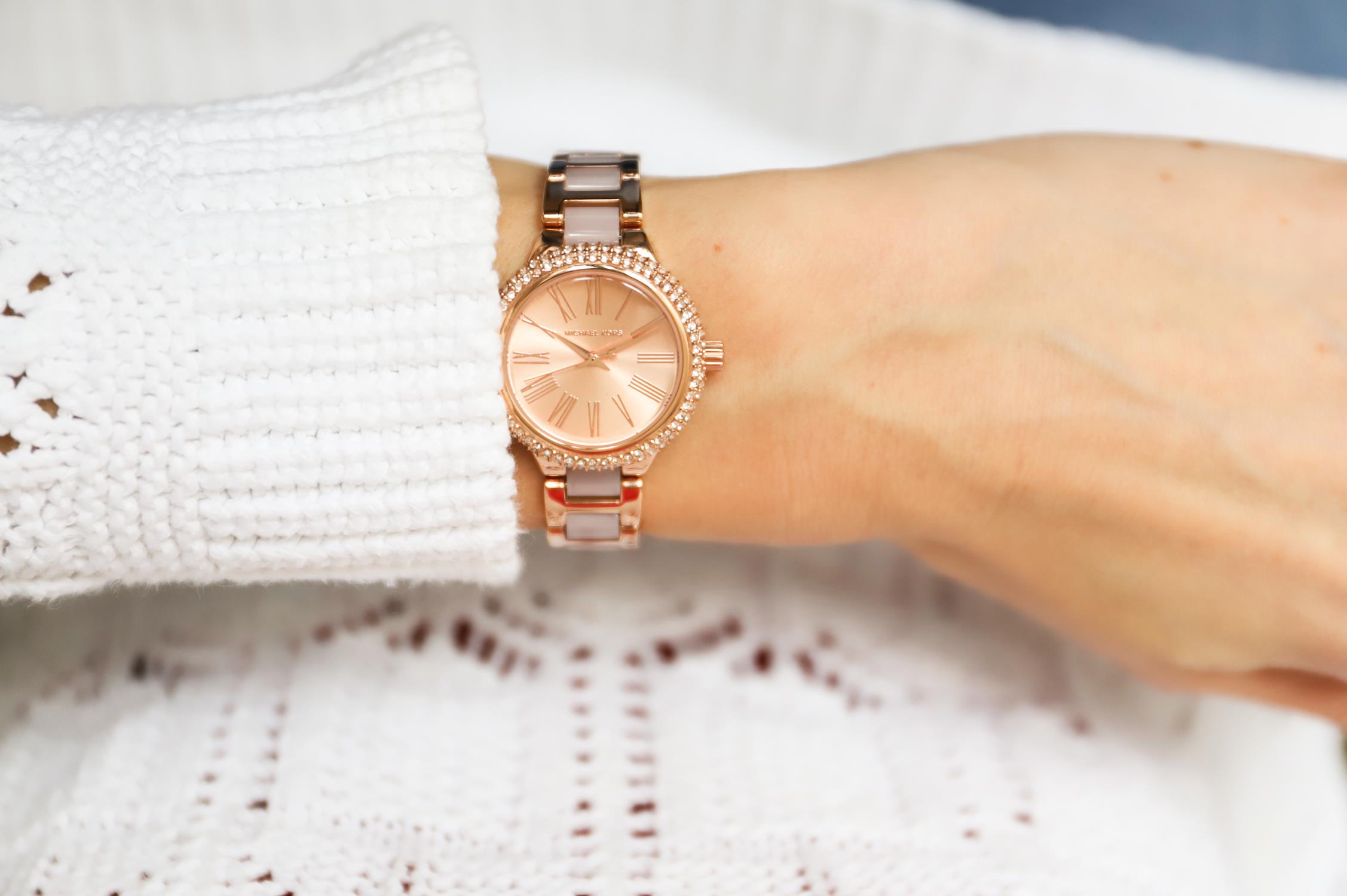 zegarek Michael Kors MK6582 różowe złoto Taryn - miniatura 7