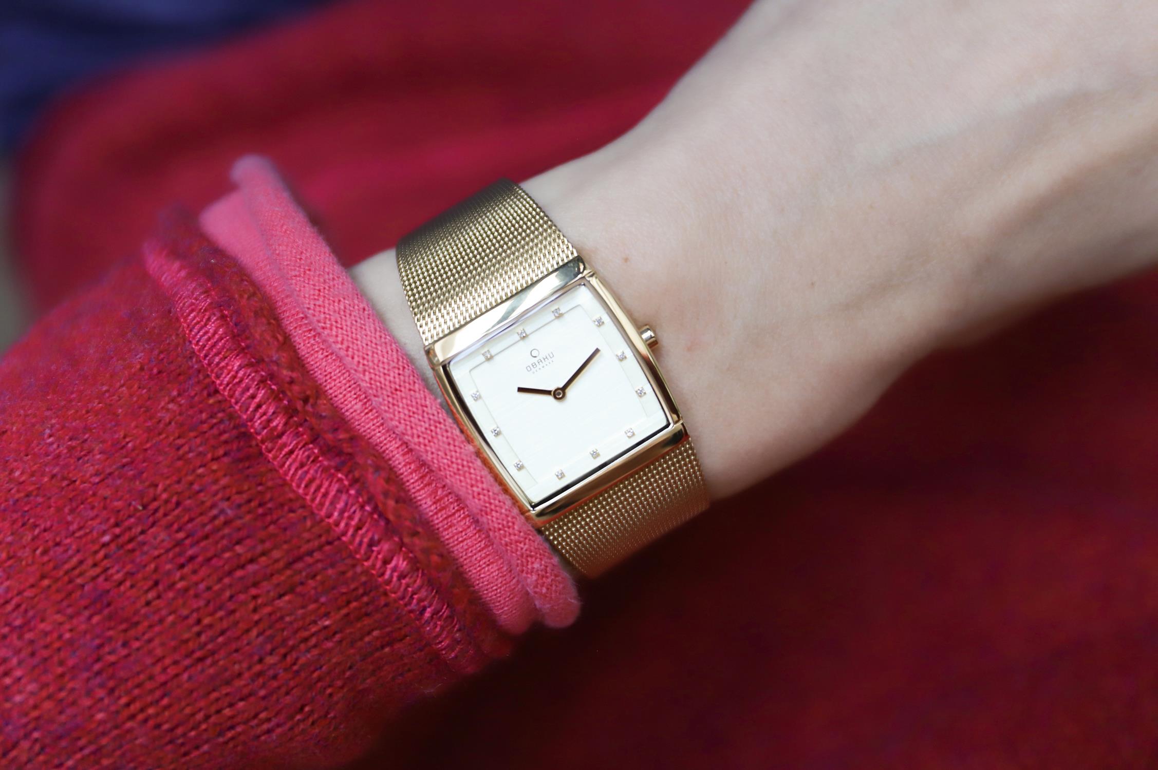 Obaku Denmark V102LGGMG zegarek fashion/modowy Slim - miniatura 5