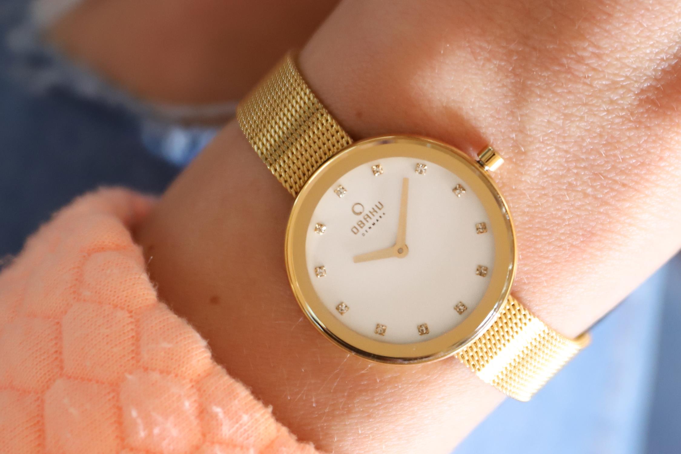 Obaku Denmark V161LXGIMG damski zegarek Slim bransoleta - miniatura 8