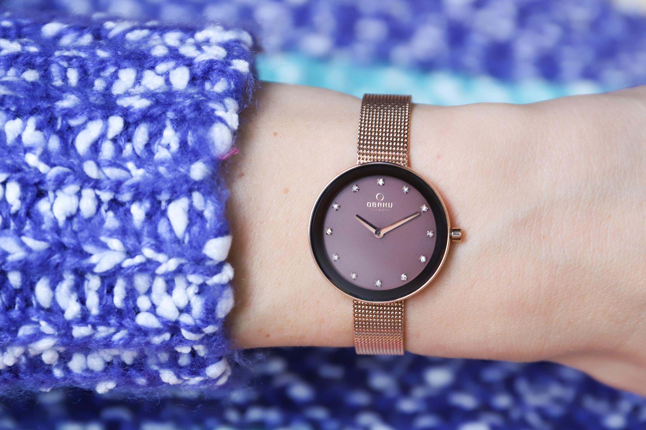 Obaku Denmark V161LXVNMV Slim zegarek damski fashion/modowy mineralne - miniatura 5