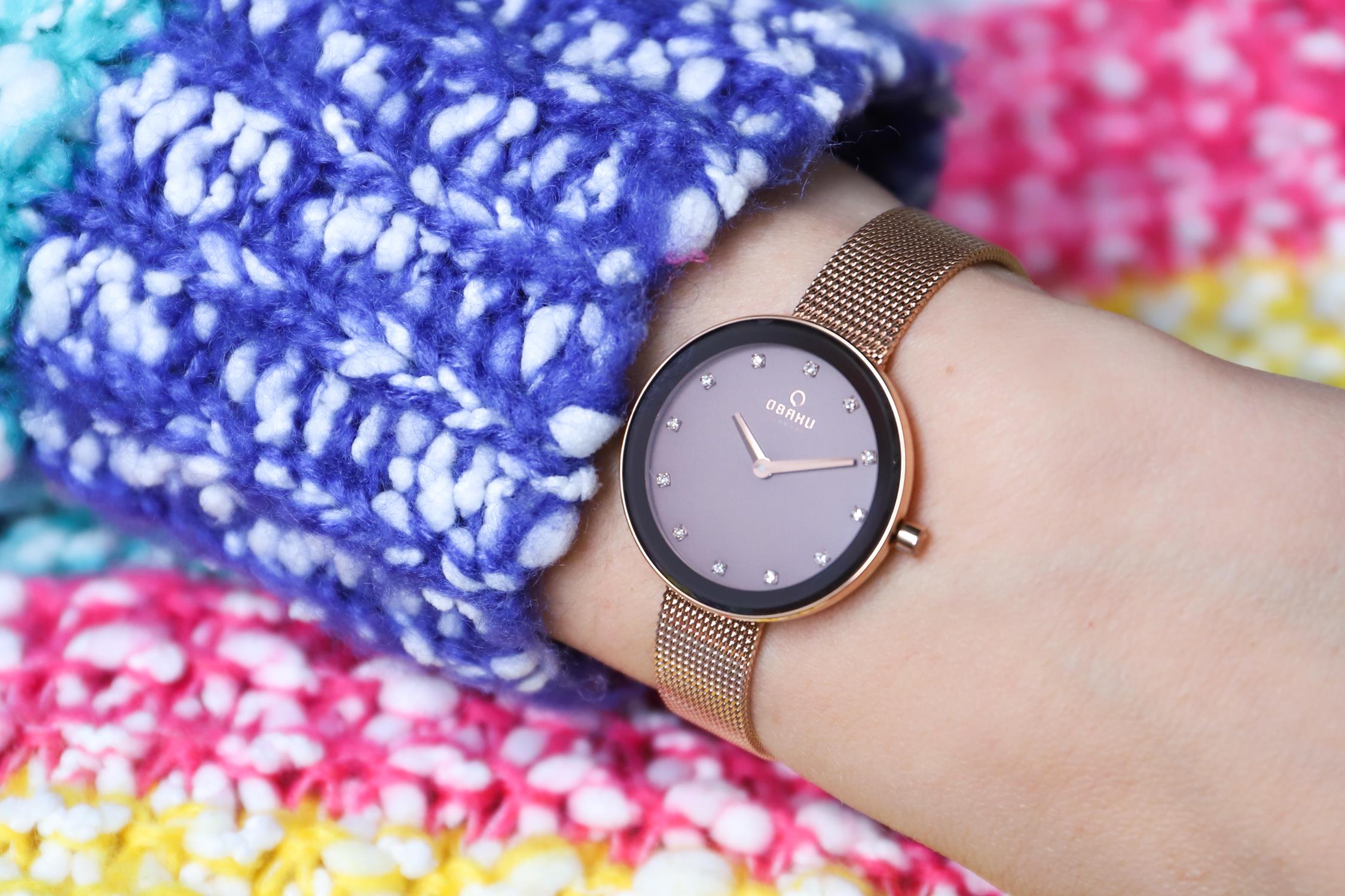 Obaku Denmark V161LXVNMV Slim fashion/modowy zegarek złoty - miniatura 6