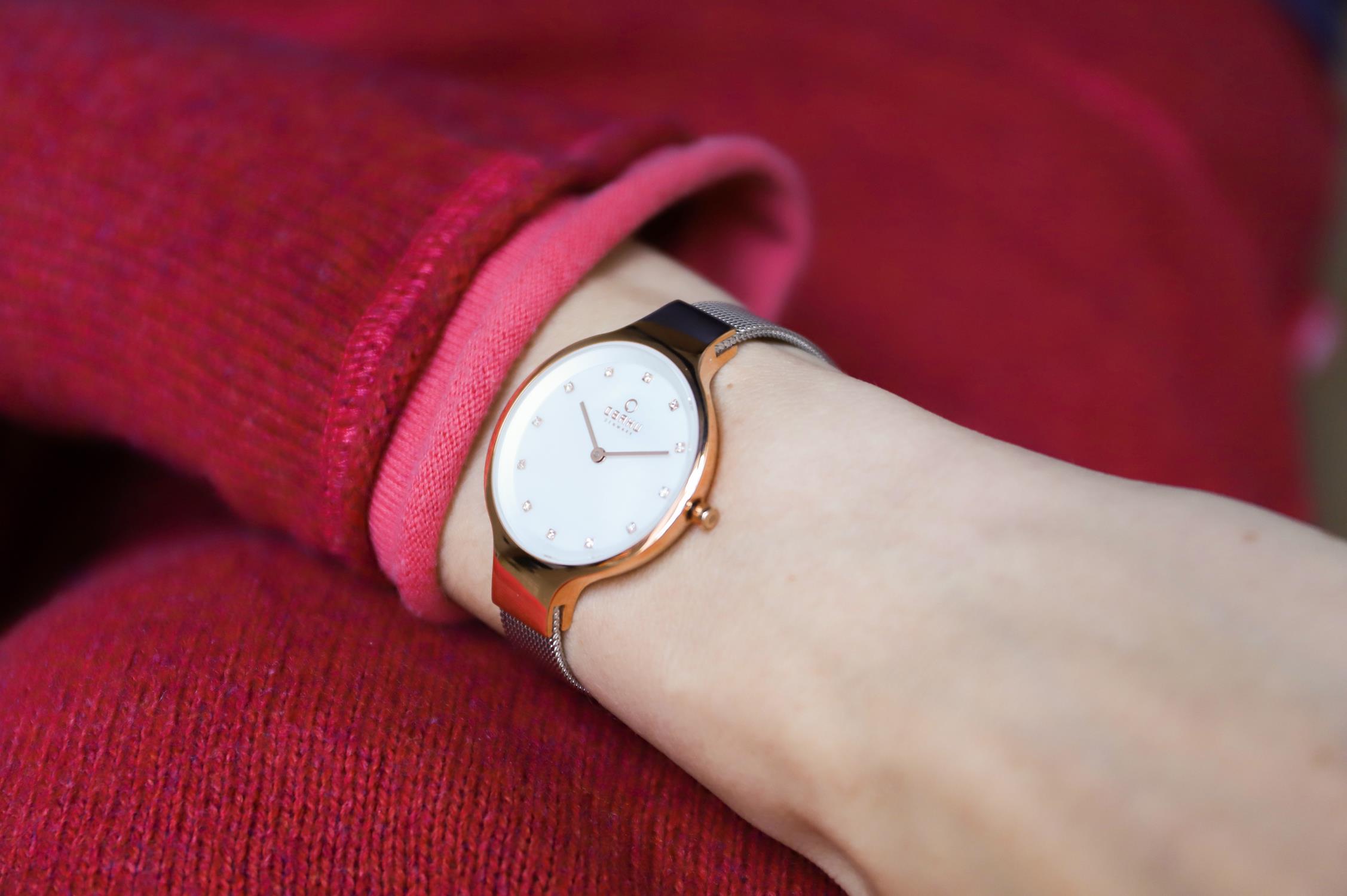 Obaku Denmark V173LXVWMC zegarek damski fashion/modowy Slim bransoleta - miniatura 7