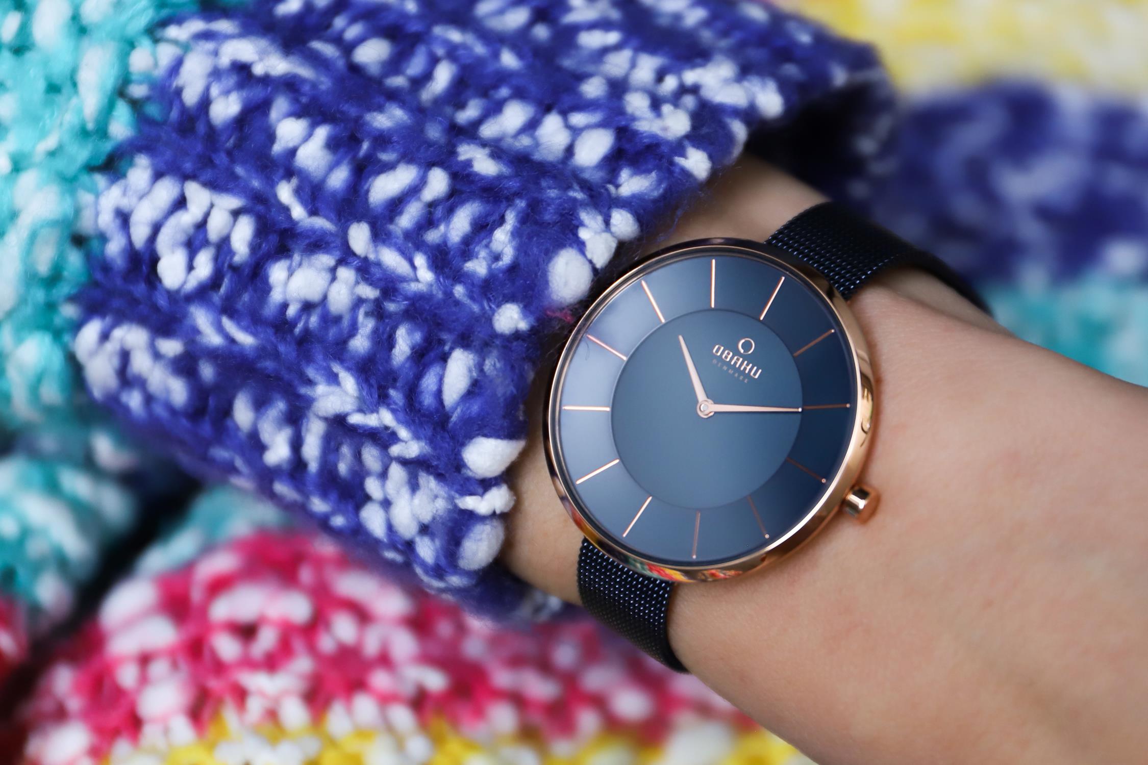 Obaku Denmark V185LXVLML zegarek skandynawskie Slim - miniatura 10
