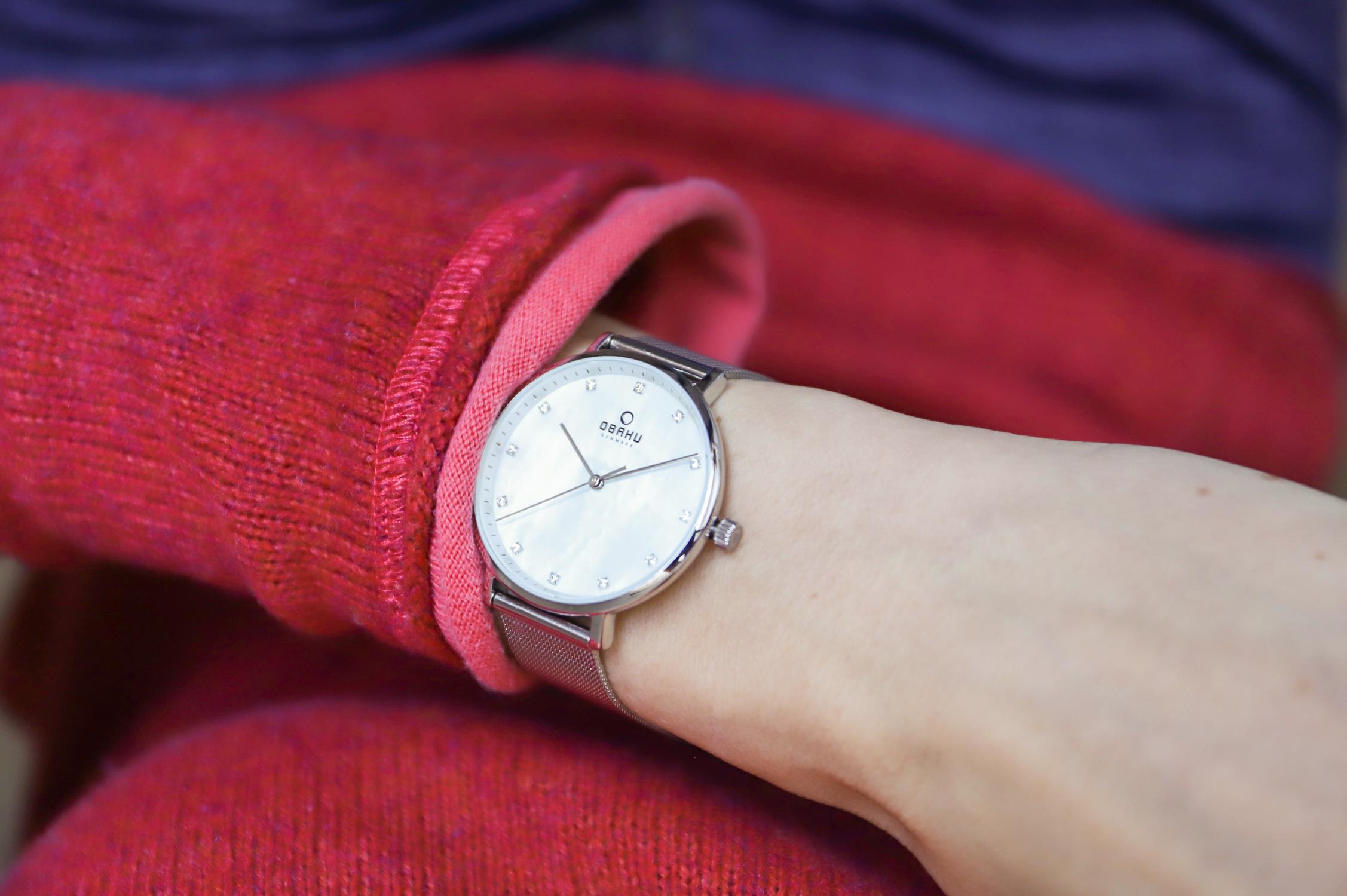 Obaku Denmark V186LXCWMC VEST - STEEL Slim fashion/modowy zegarek srebrny - miniatura 6