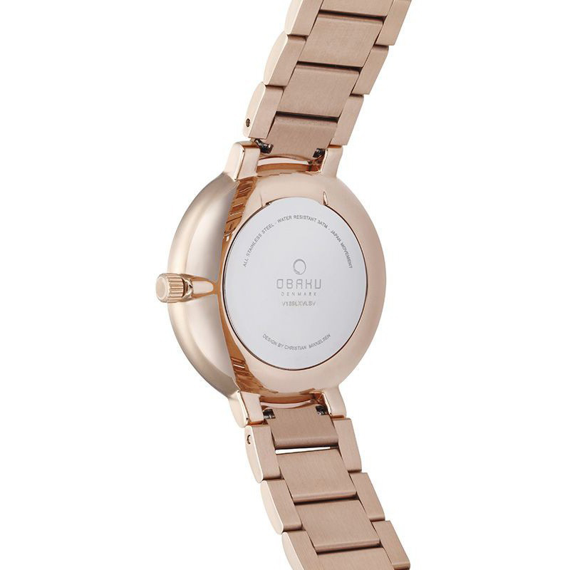 Obaku Denmark V189LXVLSV damski zegarek Slim bransoleta - miniatura 3