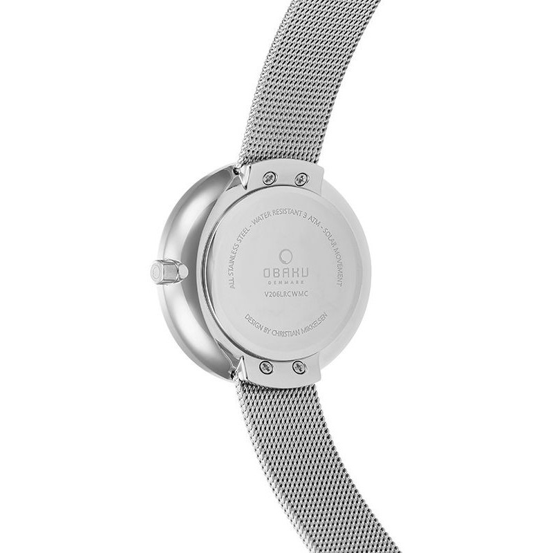 Obaku Denmark V206LRCWMC damski zegarek Solar bransoleta - miniatura 3