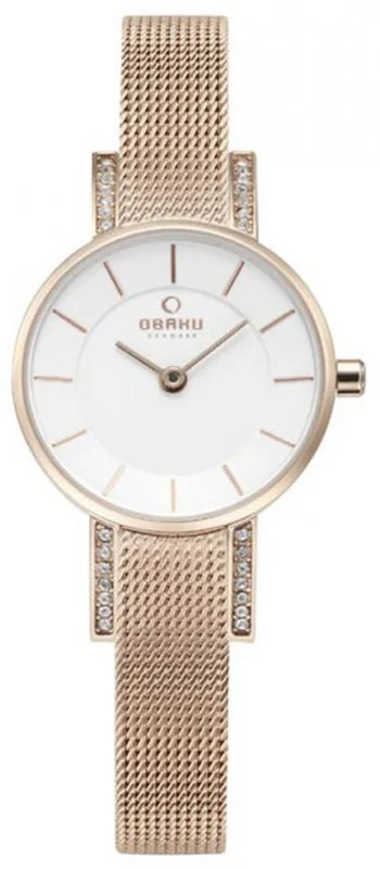Obaku Denmark V207LEVIMV Slim LYKKE - ROSE - zdjęcie 1