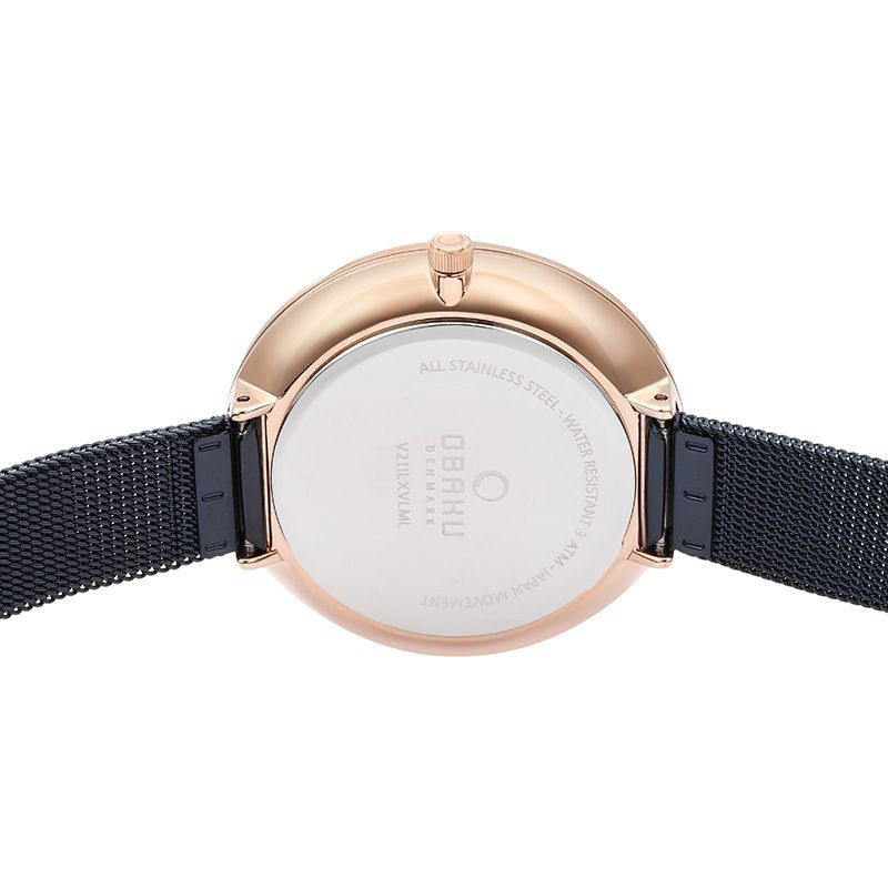 zegarek Obaku Denmark V211LXVLML kwarcowy damski Slim MYNTE - OCEAN