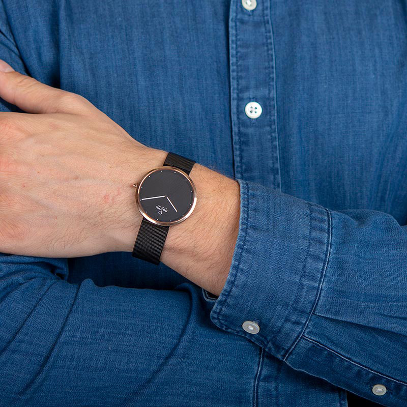 Obaku Denmark V230GXMBMB zegarek męski Slim - miniatura 2